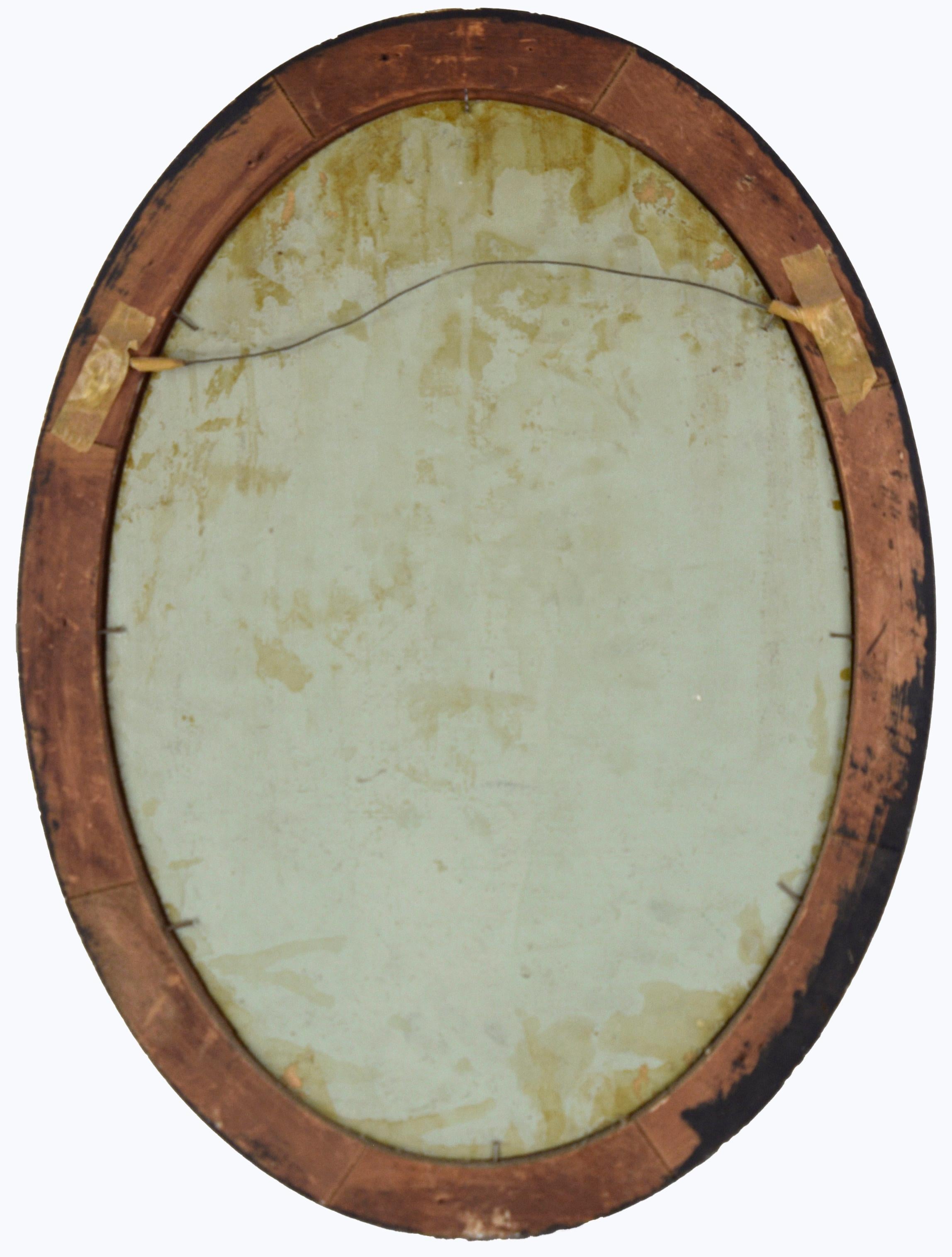 Retrato de la madre del artista de joven, en óleo sobre tabla en venta 1