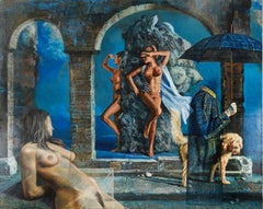 Les Trois Grâces - Planche surréaliste originale