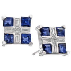 Sapphire Stud Earrings
