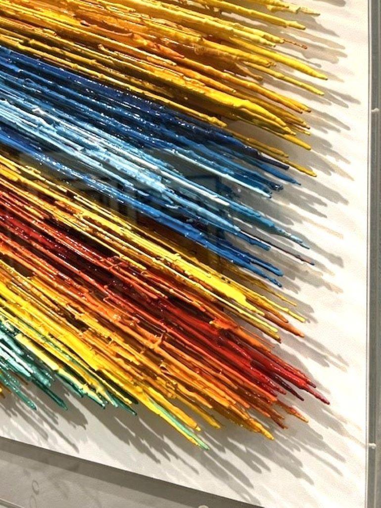 C2 III In Yellow - Contemporary Mixed Media Art by Russell West