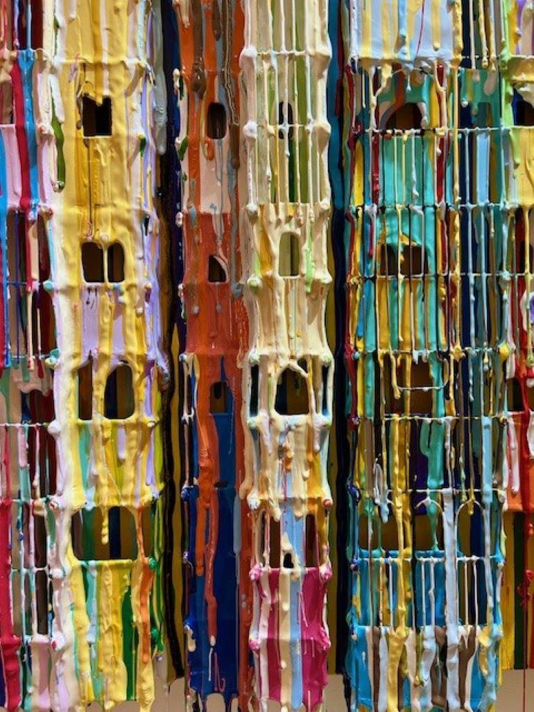 Neighbourhood XI - Abstract Sculpture by Russell West