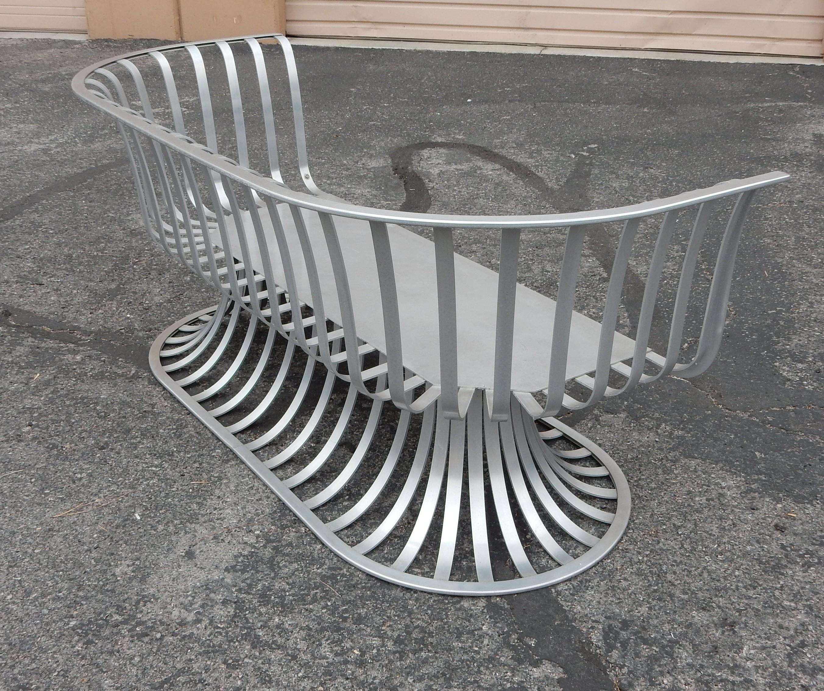 Russell Woodard Aluminium Tulip Patio Möbel Suite 6pc Satz Mid-Century Modern im Angebot 7
