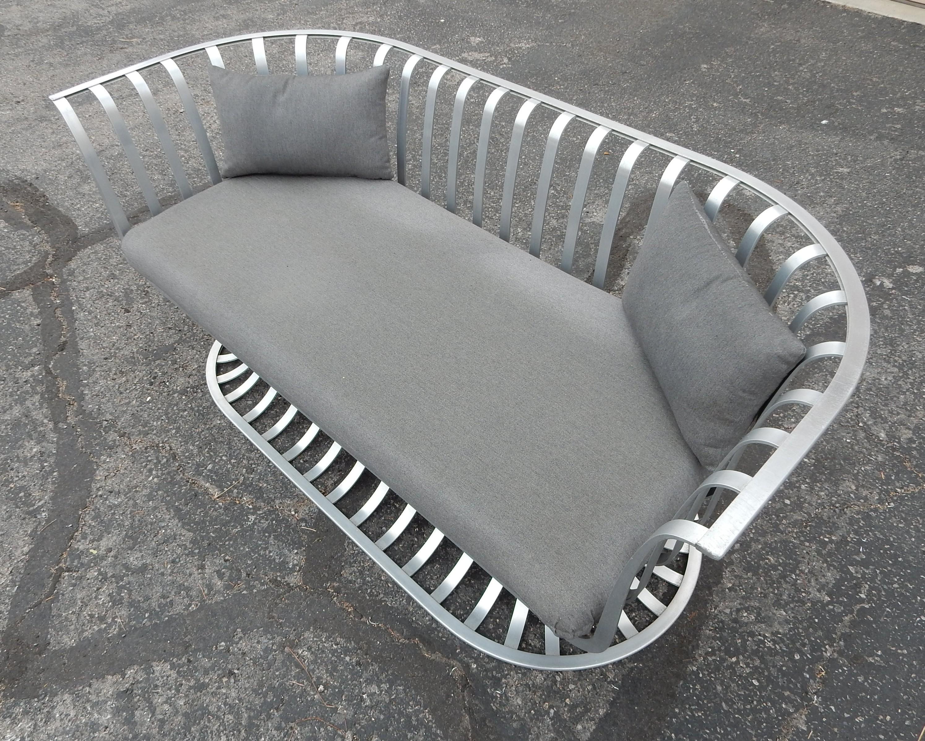 Russell Woodard Aluminium Tulip Patio Möbel Suite 6pc Satz Mid-Century Modern im Angebot 8