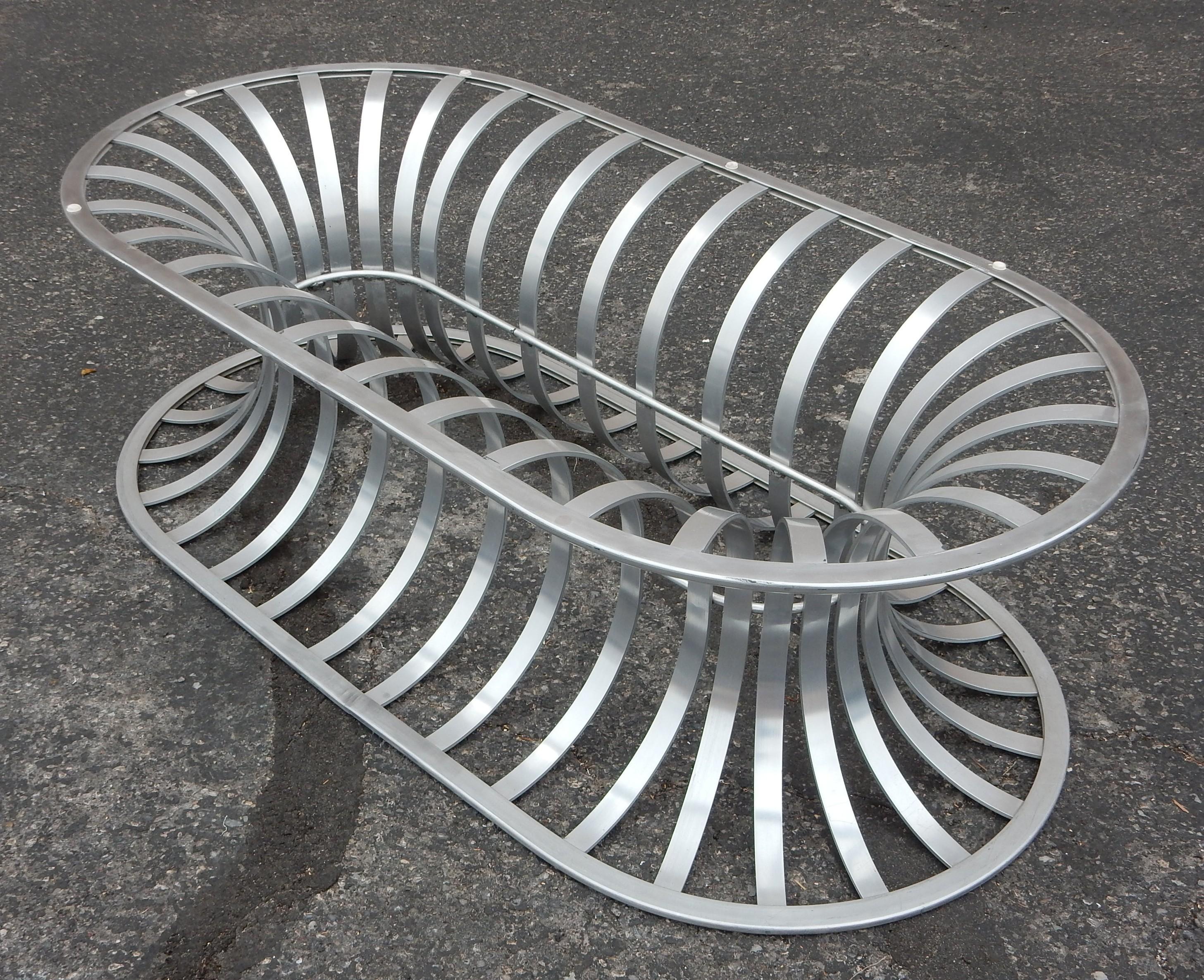 Russell Woodard Aluminium Tulip Patio Möbel Suite 6pc Satz Mid-Century Modern im Angebot 2