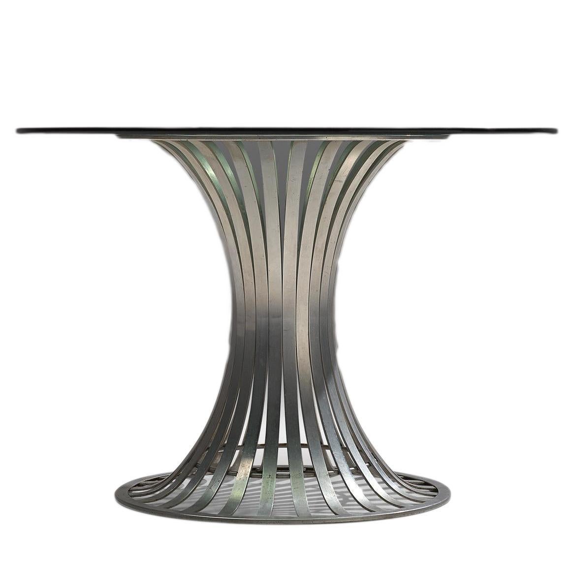 Mid-Century Modern Russell Woodard Extruded Aluminum Outdoor/Patio Dining Table