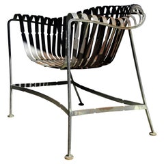 Iron Strap Lounge Chair by Russell Woodard