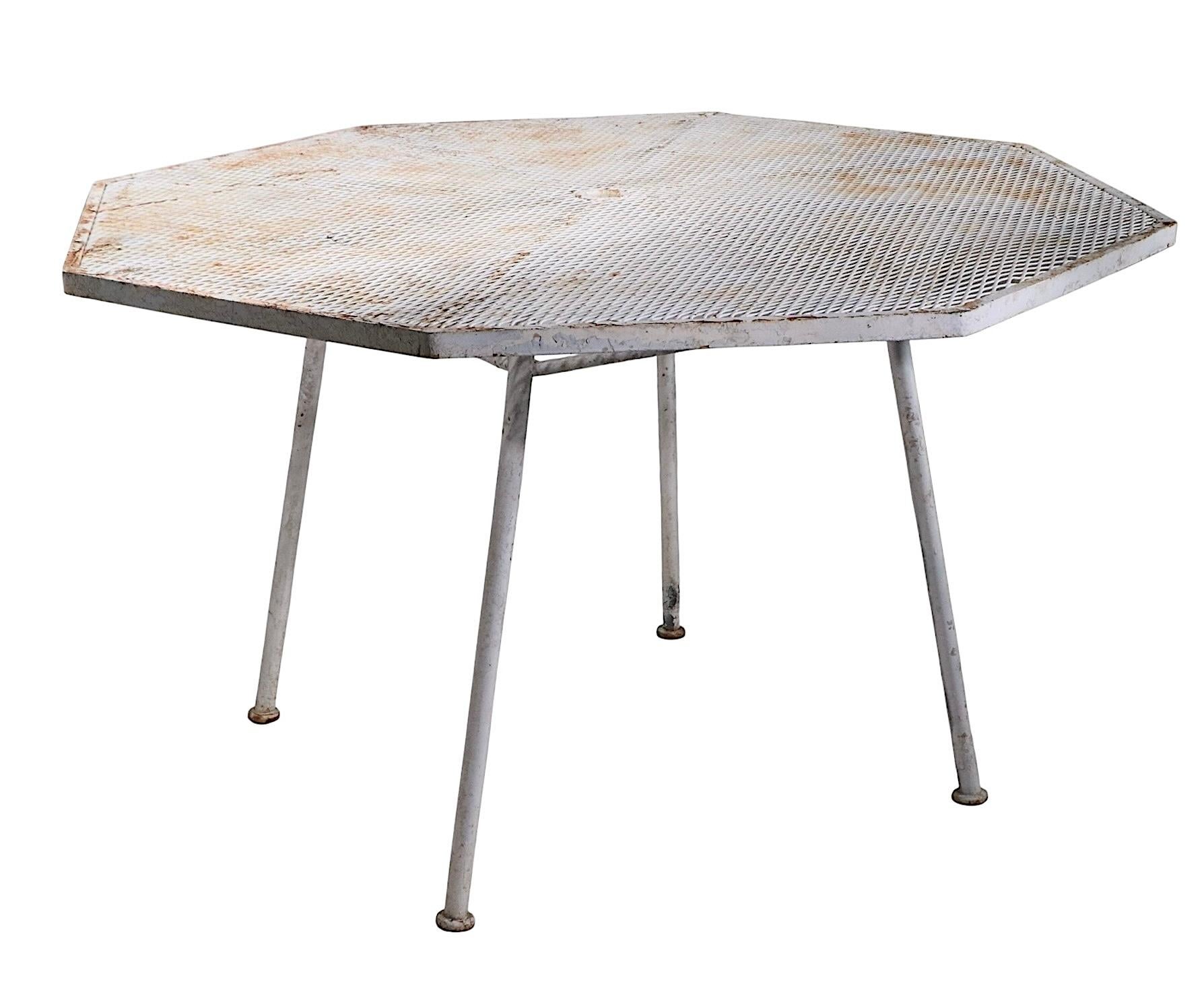Russell Woodard Achteckiger Sculptura Esstisch c 1950's (Moderne der Mitte des Jahrhunderts) im Angebot