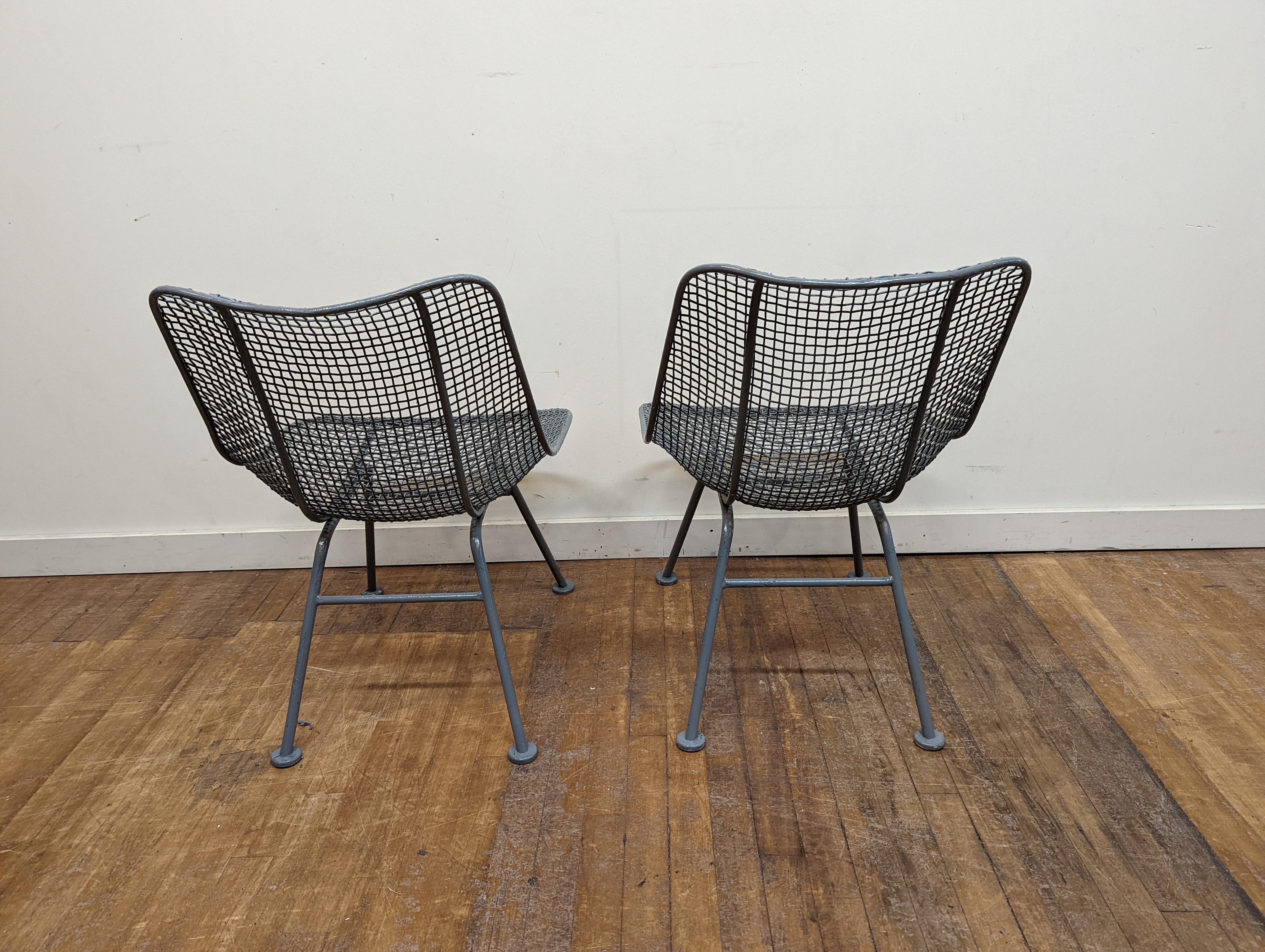 Mid-Century Modern Russell Woodard Pair Sculptura Chairs