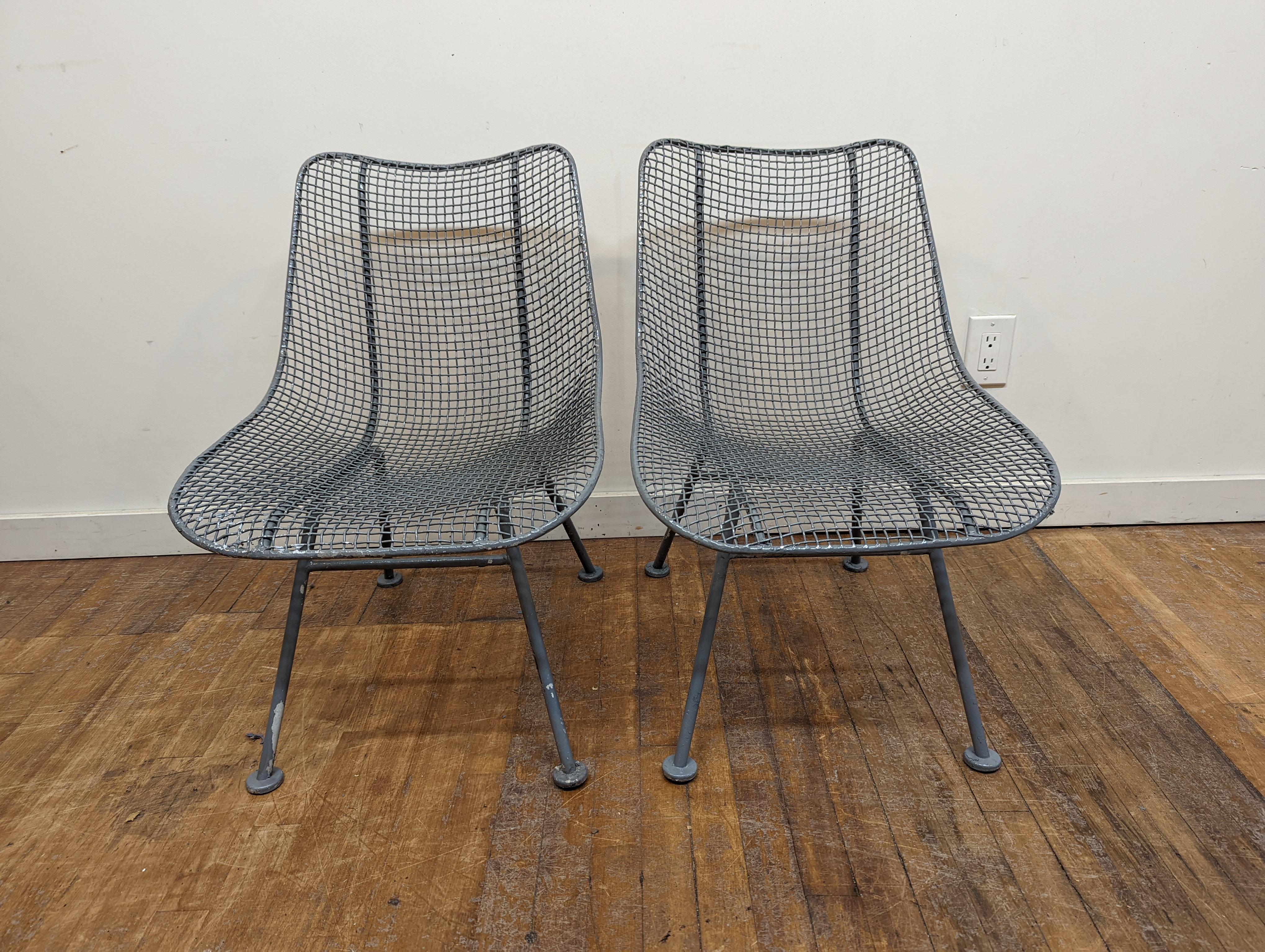 Mid-20th Century Russell Woodard Pair Sculptura Chairs