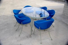 Russell Woodard Rare Set of 6 Klismos Chairs and Pinecrest Table