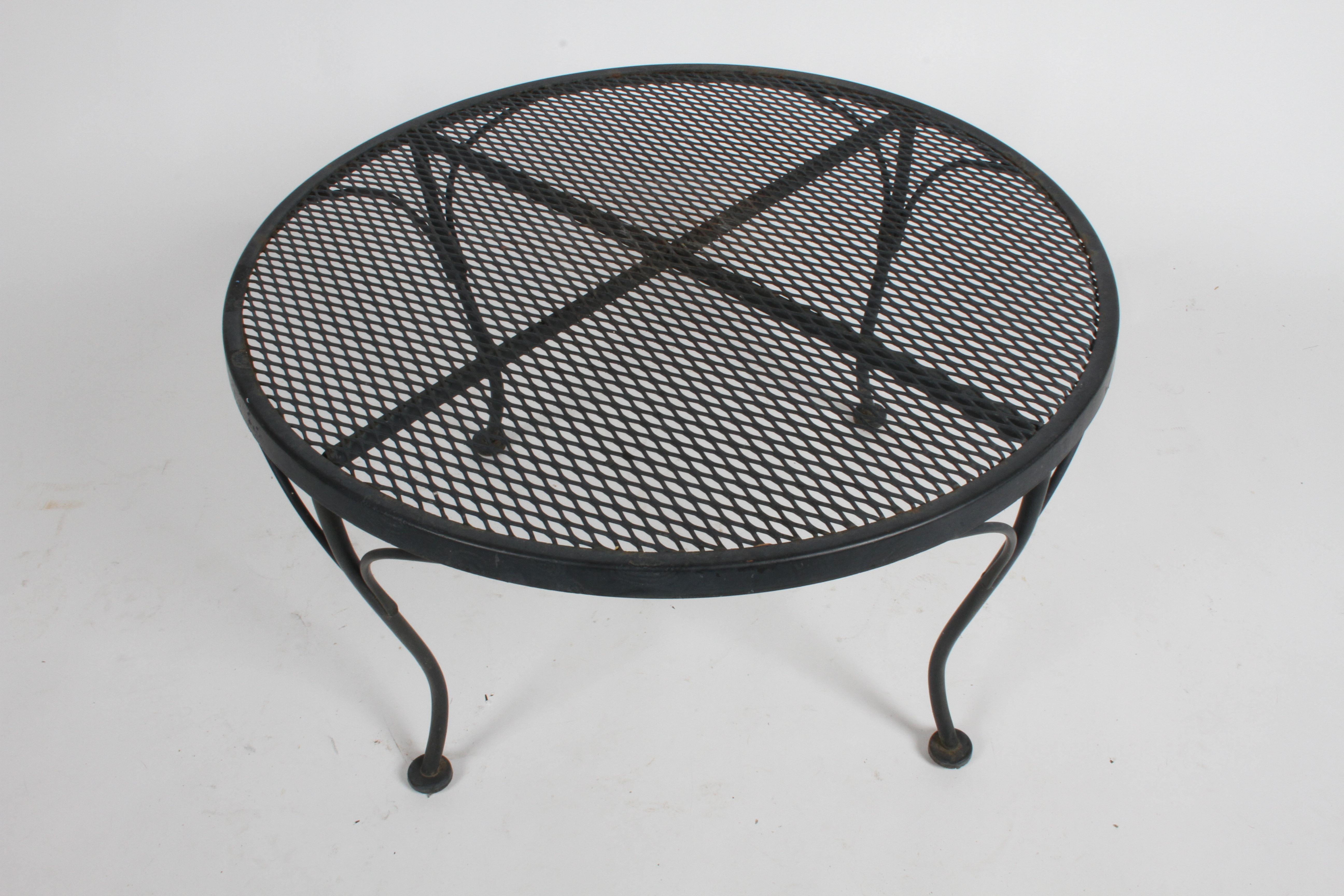wrought iron coffee table outdoor