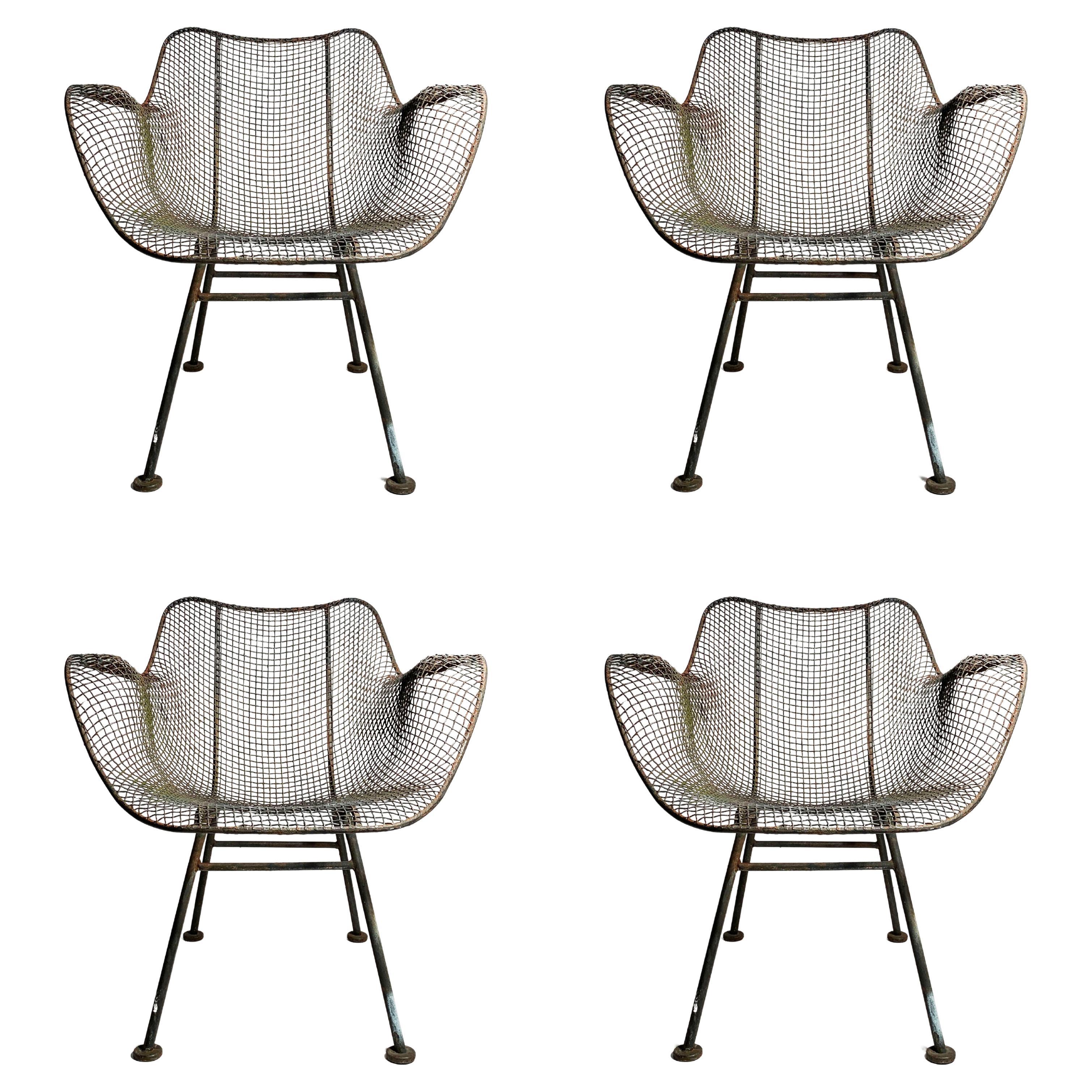 Pair of Woodard Sculptura Arm Chairs at 1stDibs
