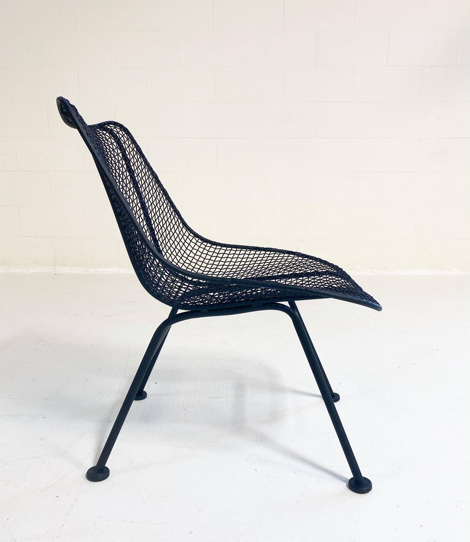 From design within reach: Meshing durability with delicacy — An alfresco favorite since its debut, the handcrafted Sculptura chairs transform sturdy iron mesh into an airy silhouette that comfortably cradles the
