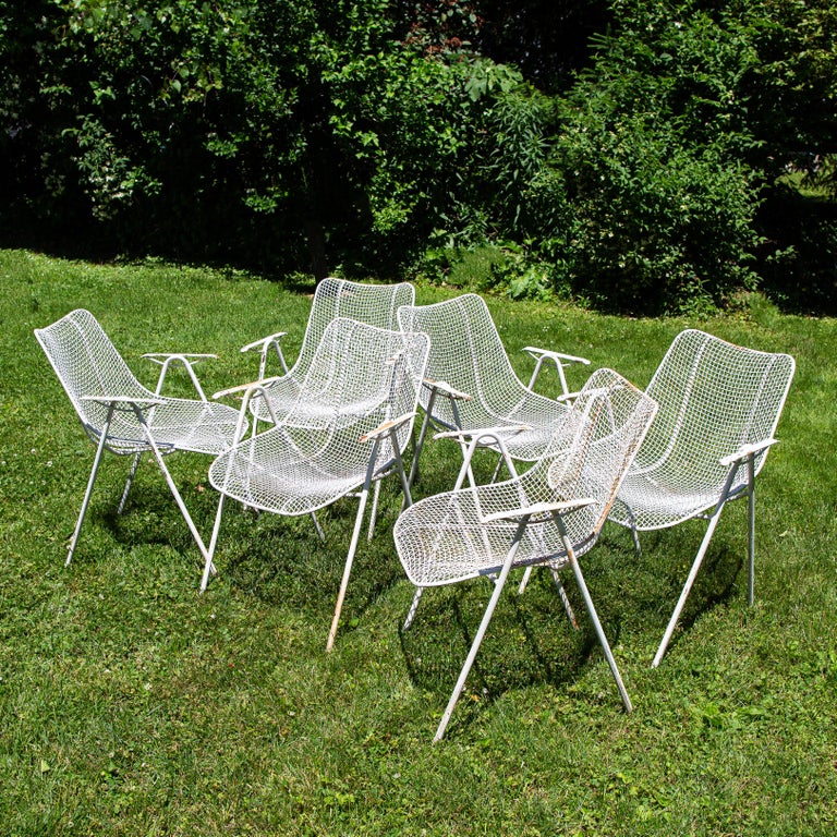 Russell Woodard Sculptura Outdoor Patio Dining Set at 1stDibs