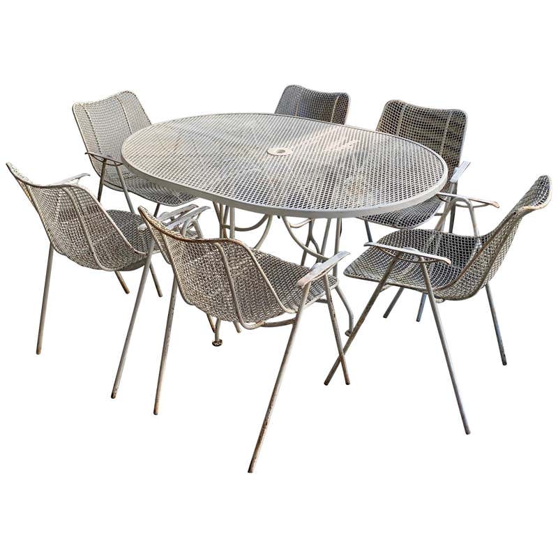Russell Woodard Sculptura Outdoor Patio Dining Set at 1stDibs