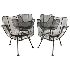 Russell Woodard Sculptura Set of Four Chairs with Arms