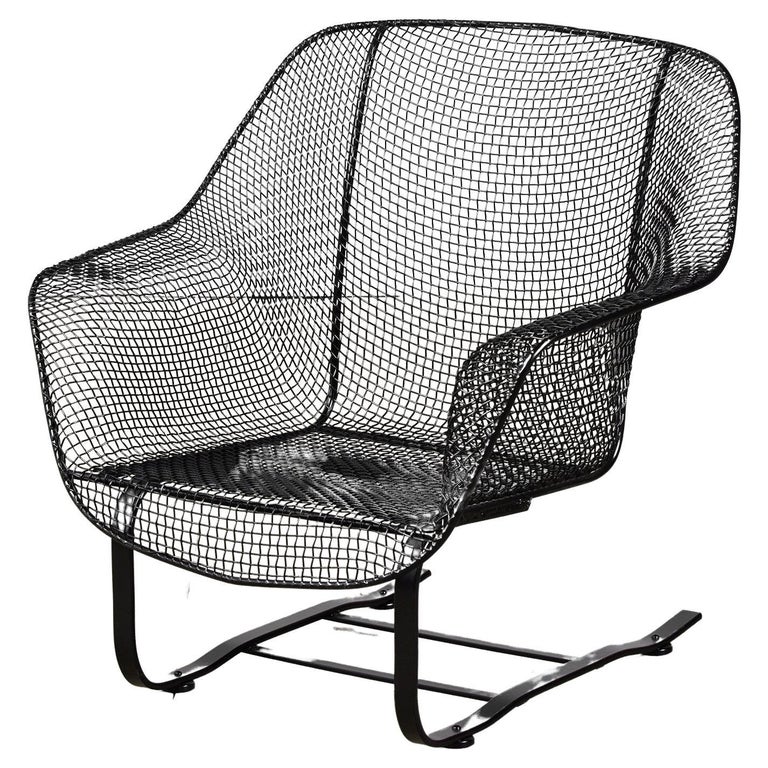Russell Woodard "Sculptura" Spring Rocking Chair at 1stDibs