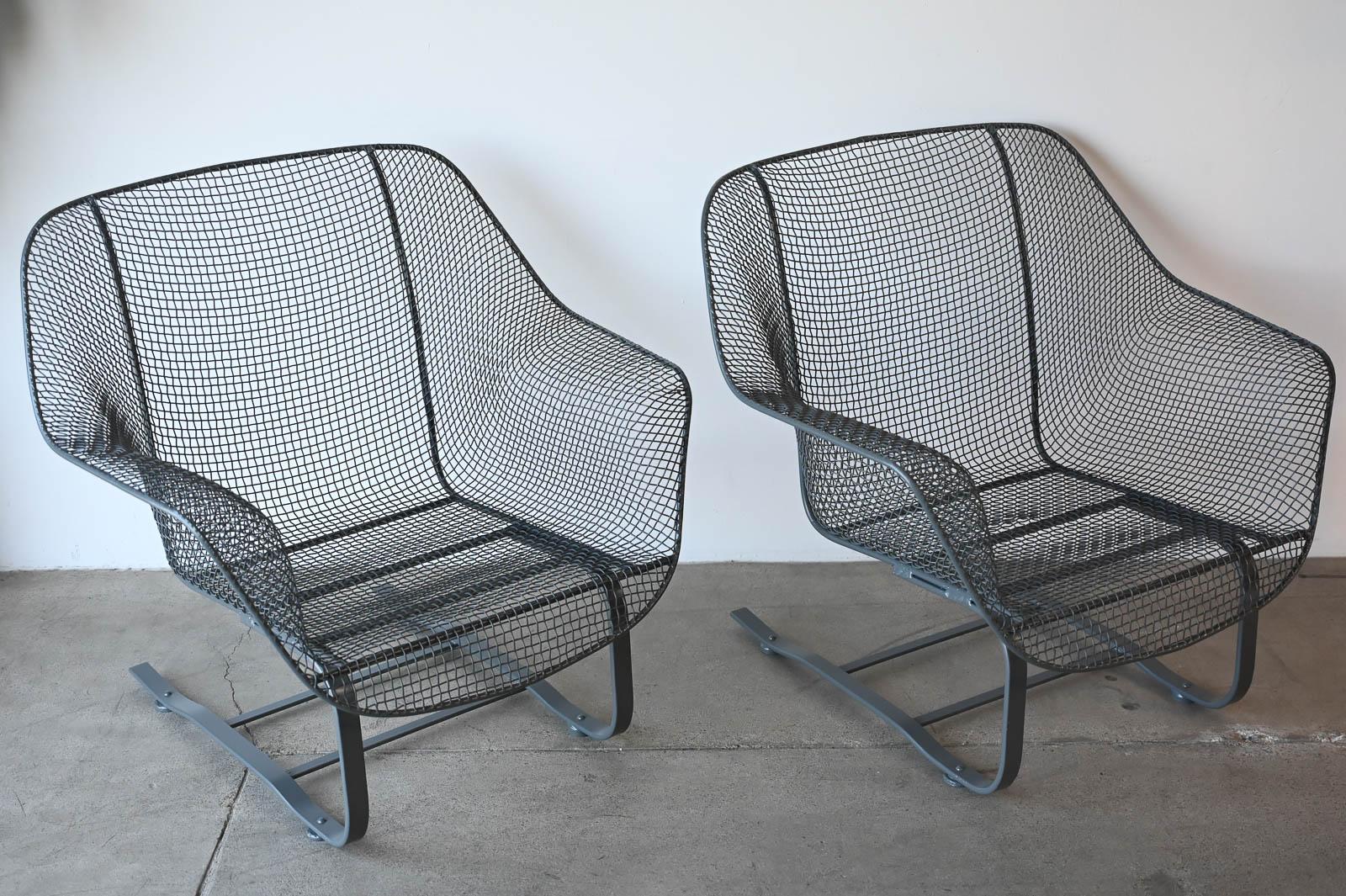 Russell Woodard Sculptura Springer Lounge Chairs, ca. 1950 For Sale 8