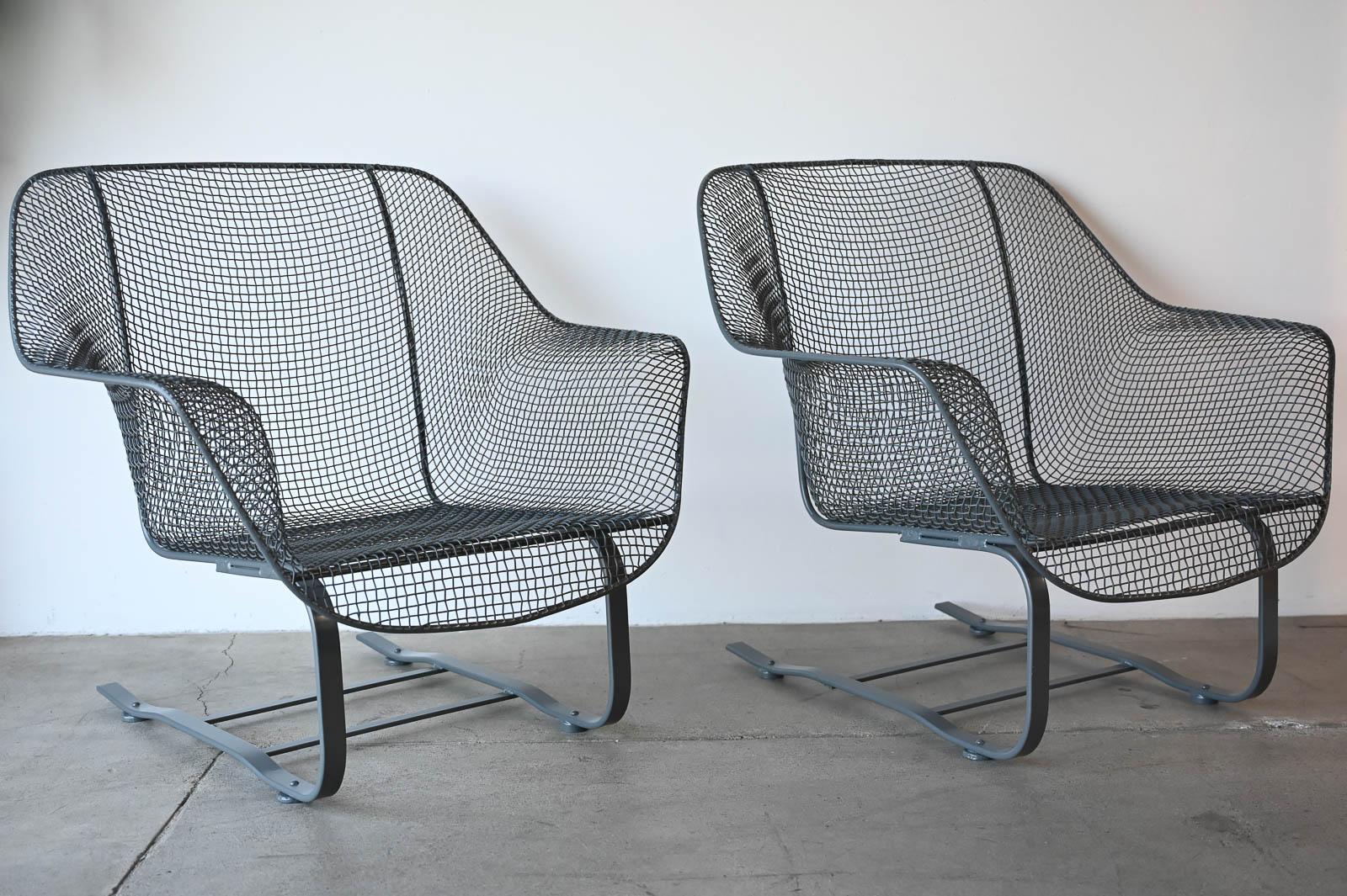 Russell Woodard Sculptura Springer Lounge Chairs, ca. 1950 For Sale 9