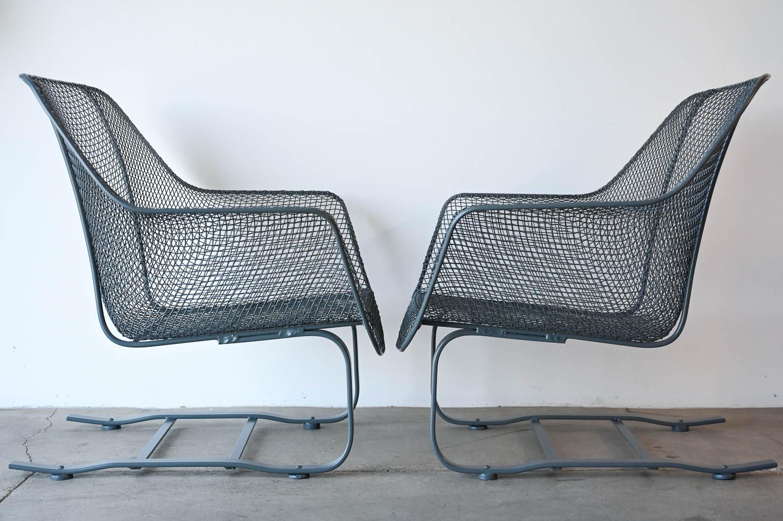 Russell Woodard Sculptura Springer Lounge Chairs, ca. 1950 For Sale 11