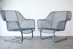 Russell Woodard Sculptura Springer Lounge Chairs, ca. 1950