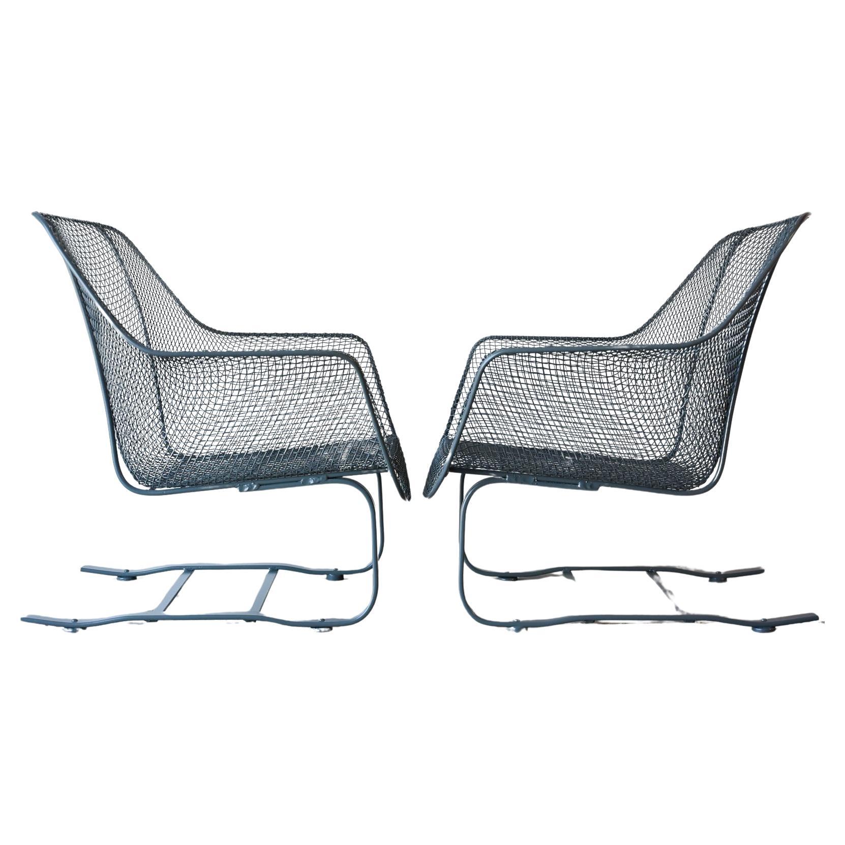 Russell Woodard Sculptura Springer Lounge Chairs, ca. 1950 For Sale