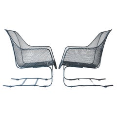 Retro Russell Woodard Sculptura Springer Lounge Chairs, ca. 1950