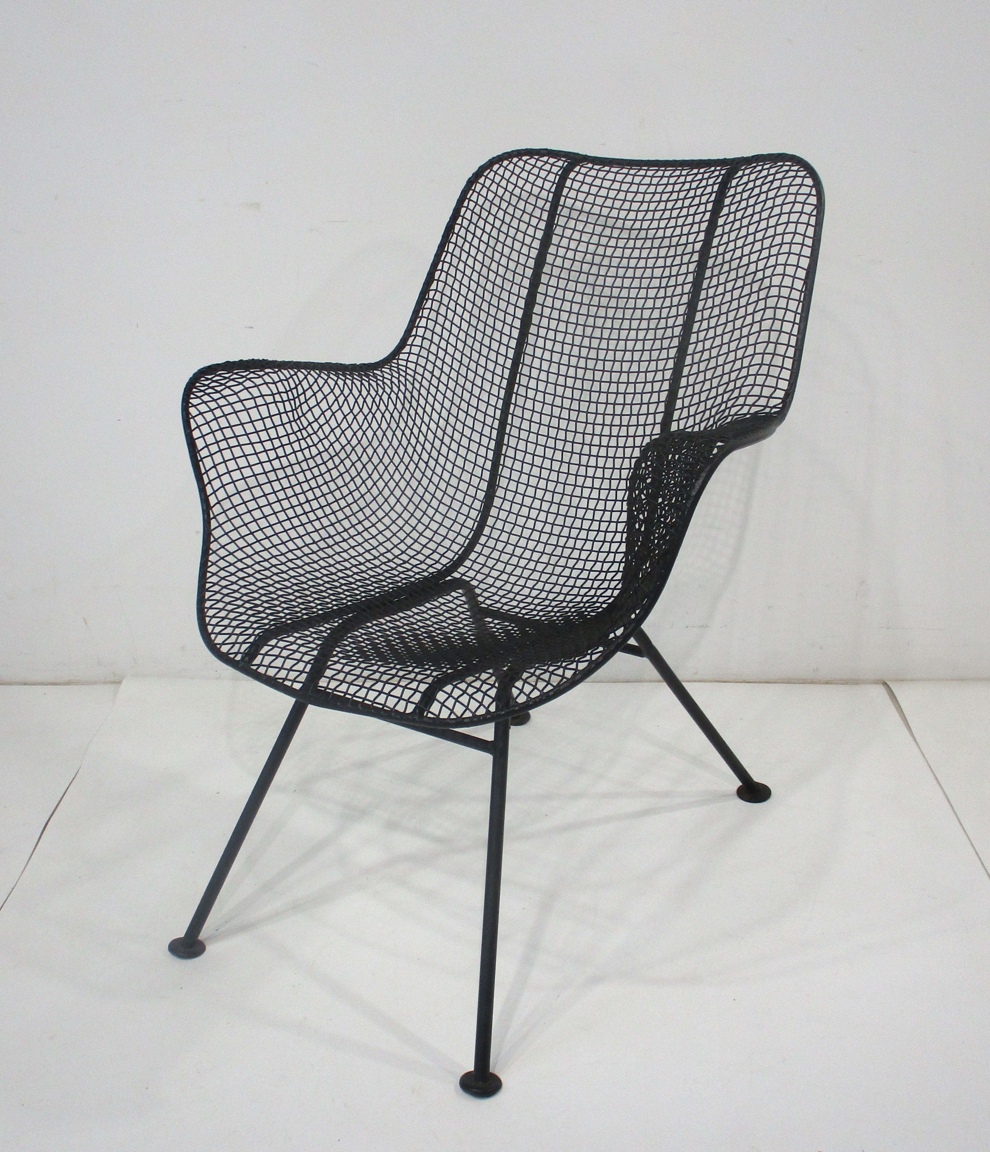 20th Century Russell Woodard Sculptura Wire Armchair in the Style of Eames (A)
