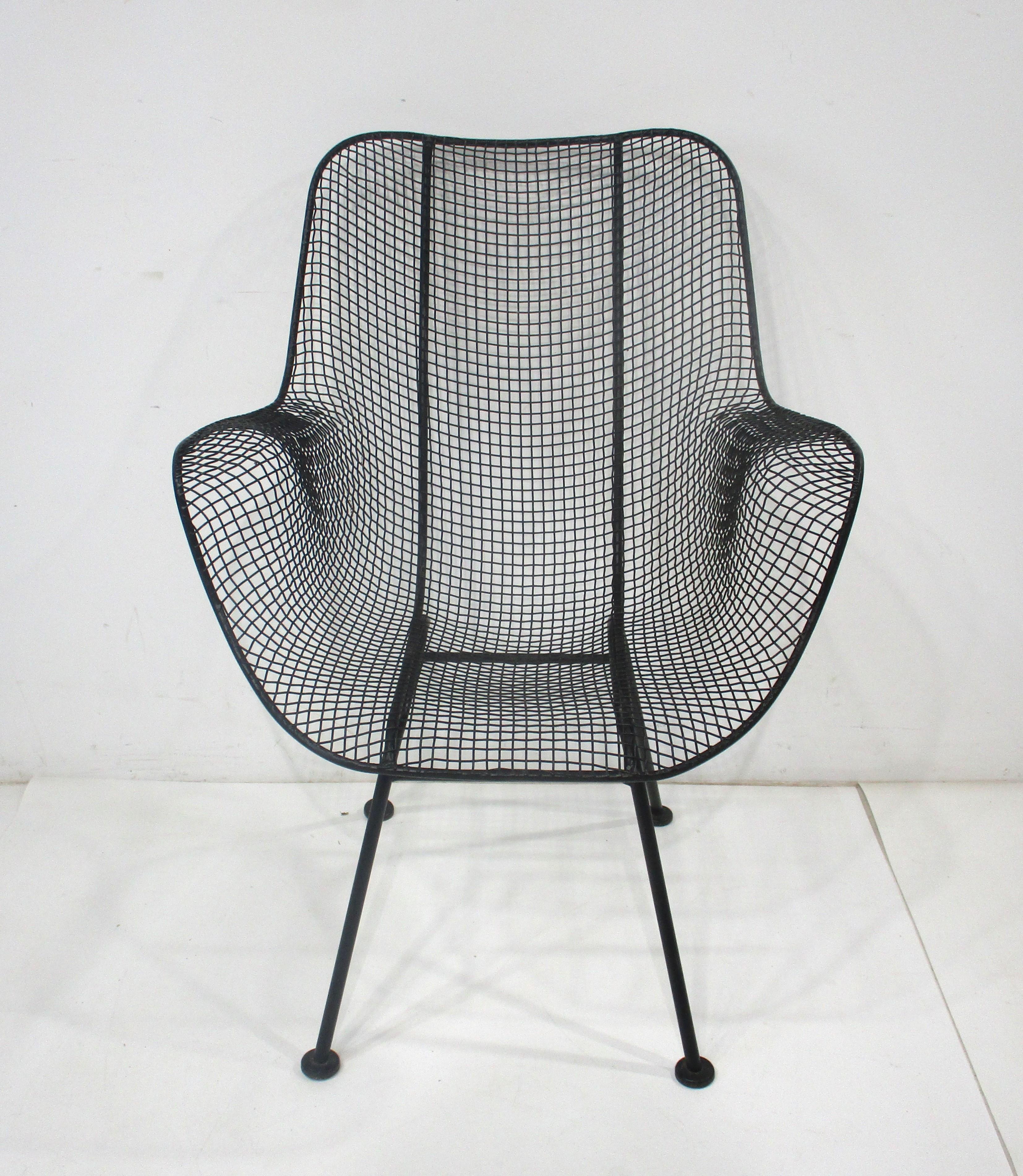 Russell Woodard Sculptura Wire Armchair in the Style of Eames (C) For Sale 1