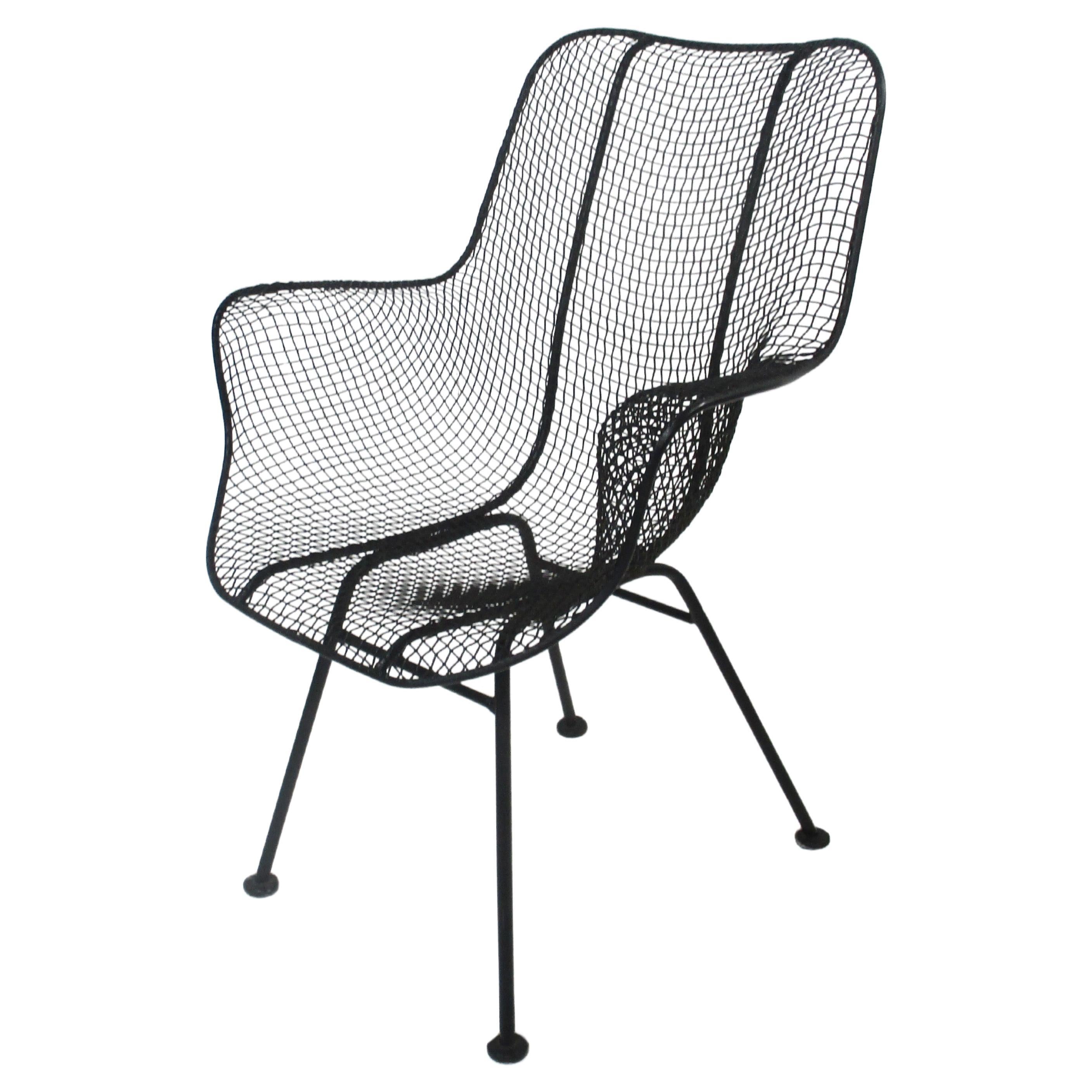 Russell Woodard Sculptura Wire Armchair in the Style of Eames (C) For Sale