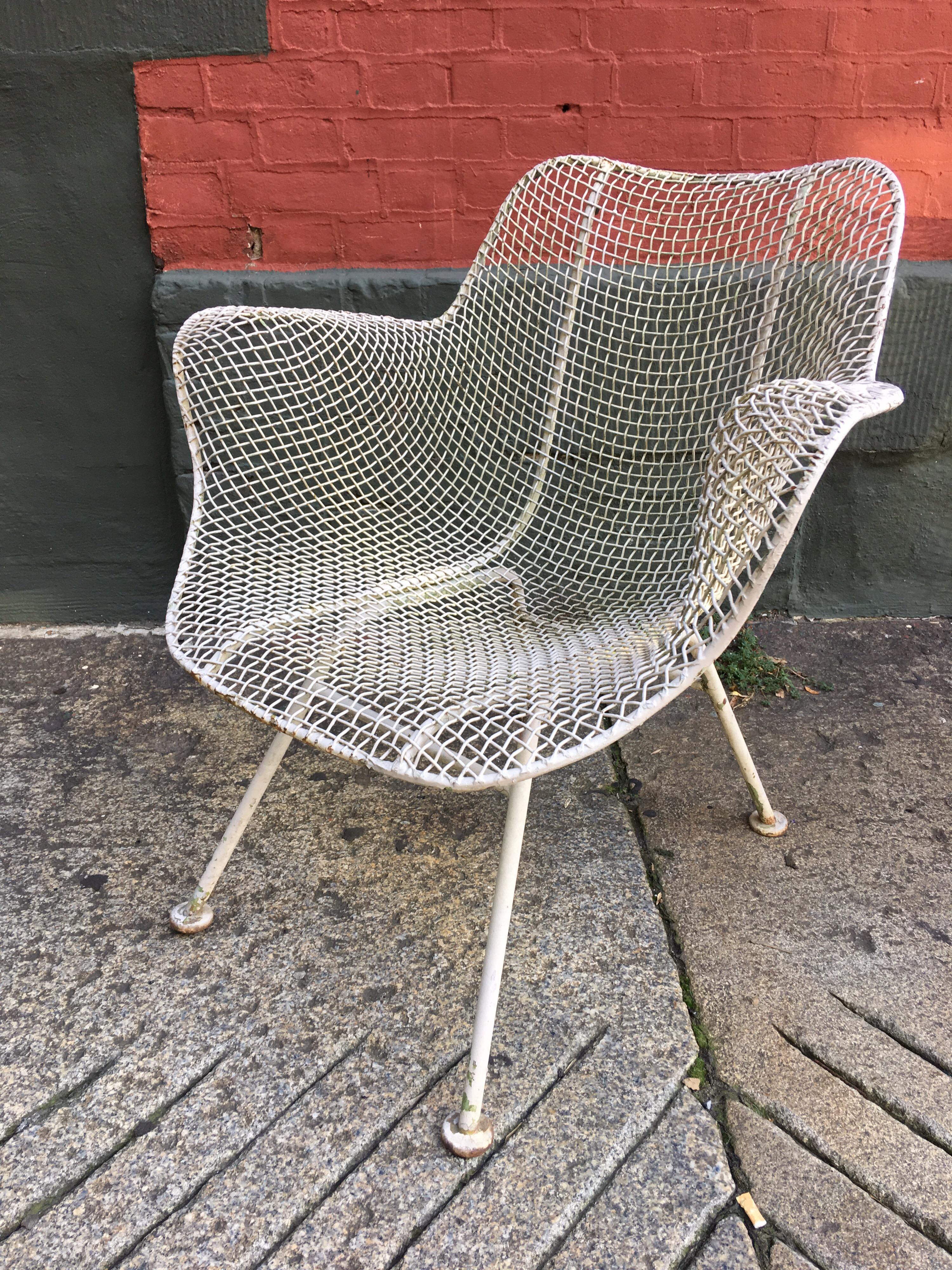 wire patio chair