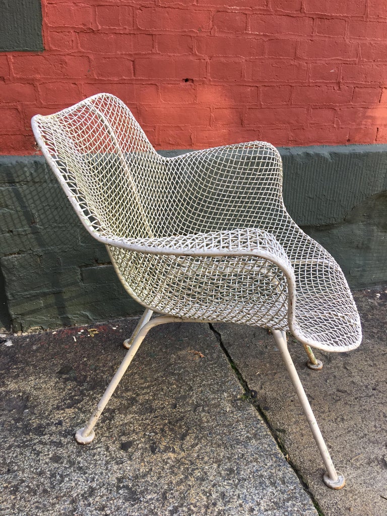 Russell Woodard Sculptura Wire Mesh Patio Chairs For Sale at 1stdibs