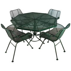 Russell Woodard Sculpture Steel Patio Set