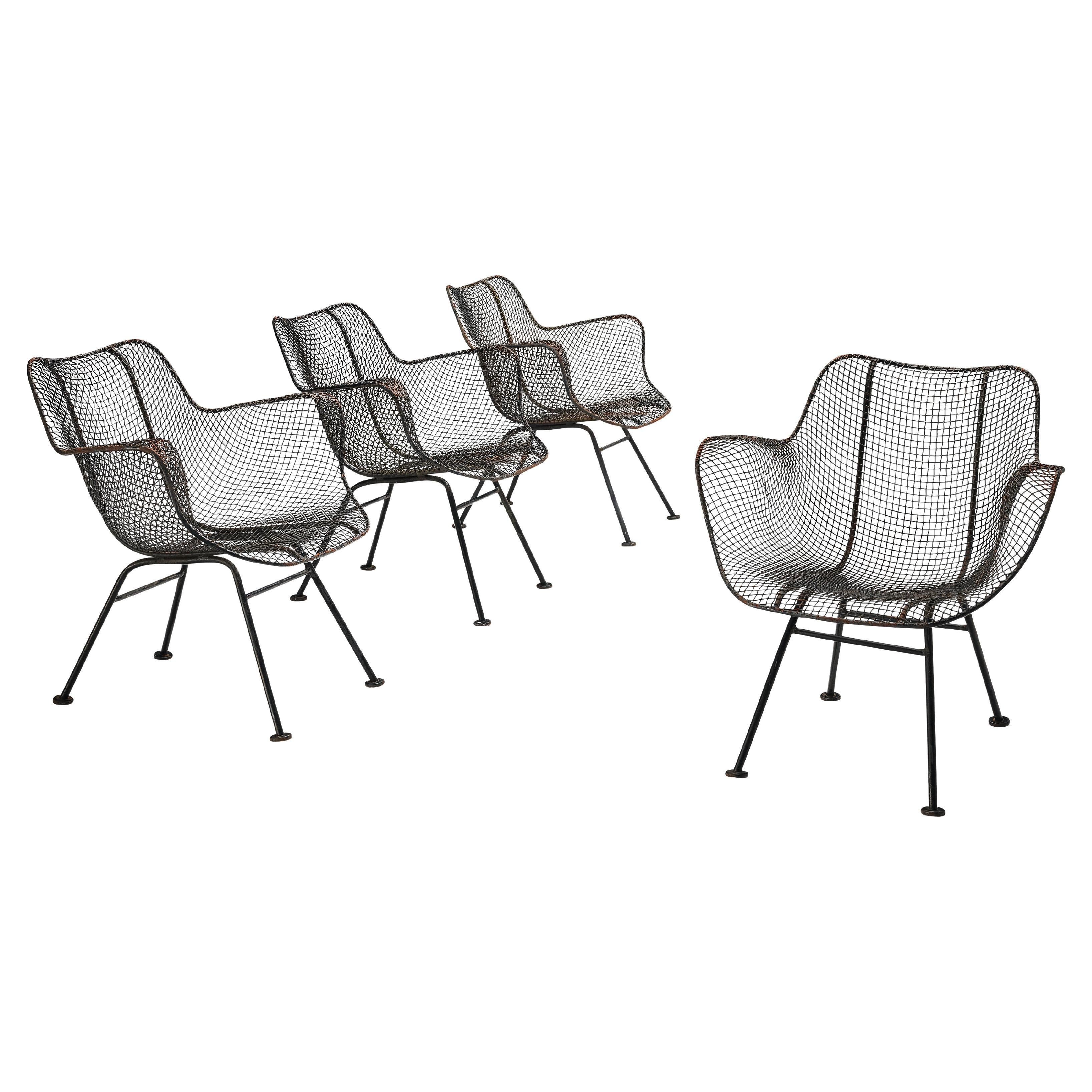 Russell Woodard Set of Four 'Sculptura' Chairs
