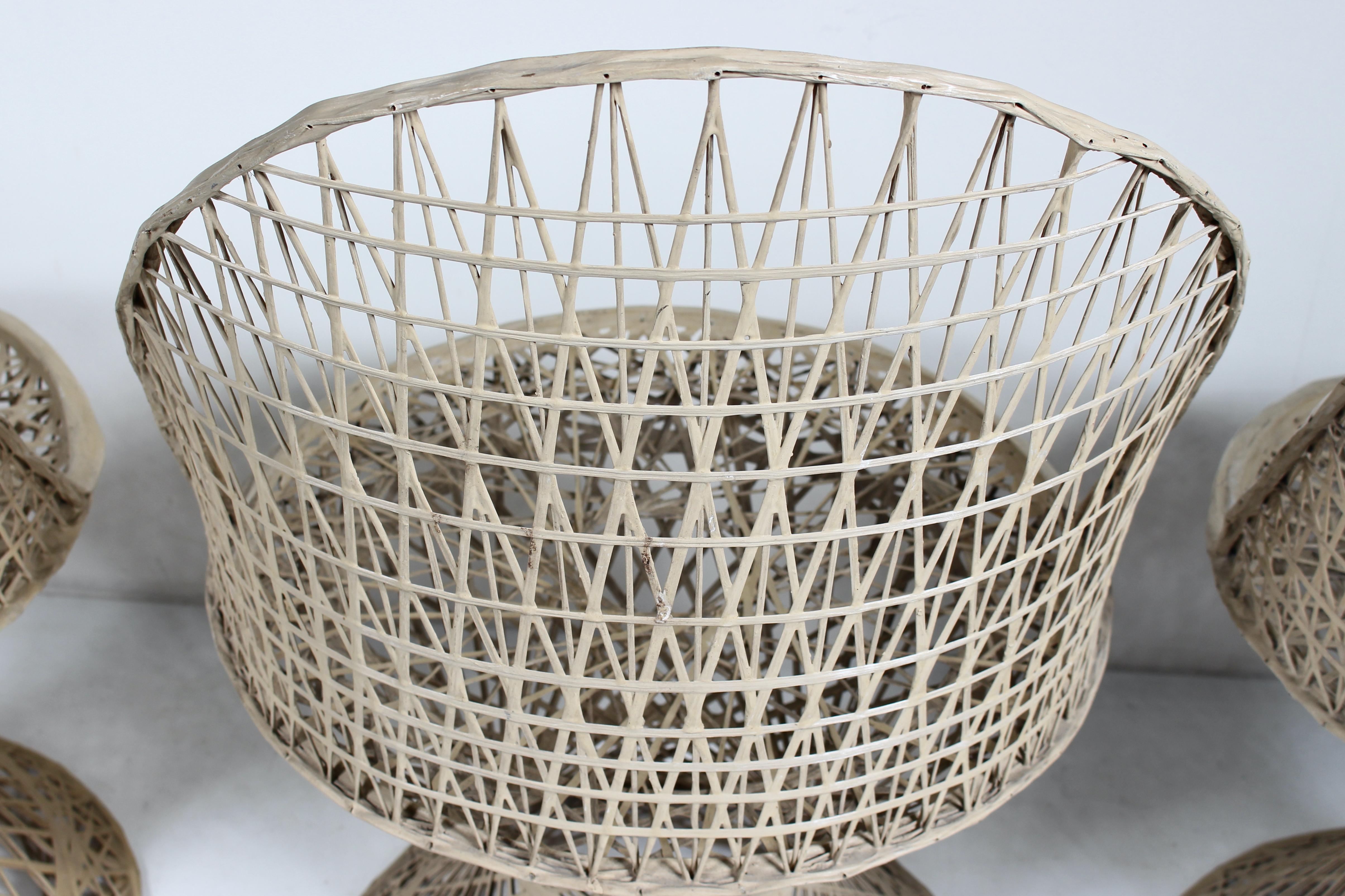 Russell Woodard Spun Fiberglass Beige 