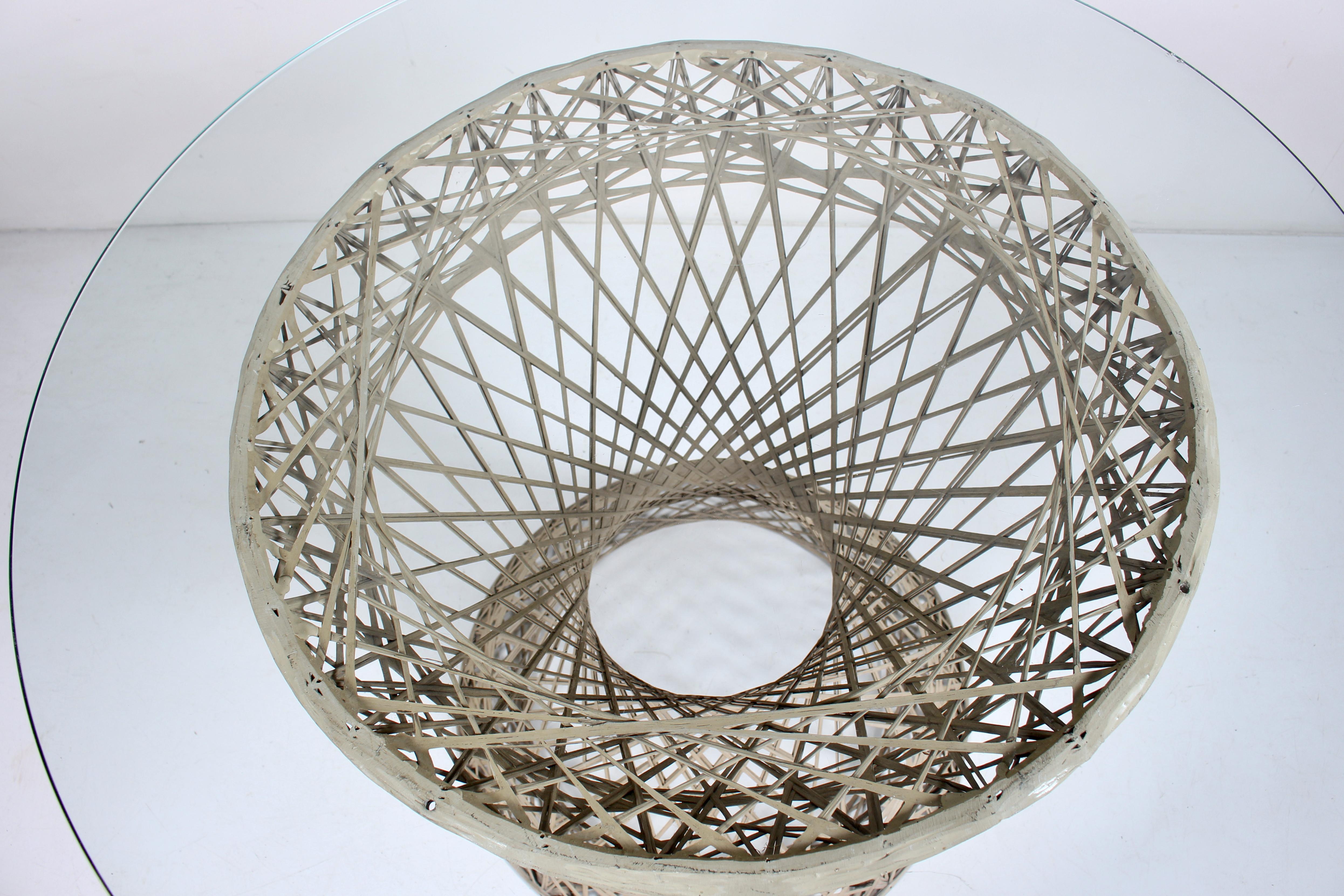 Russell Woodard Spun Fiberglass Beige 