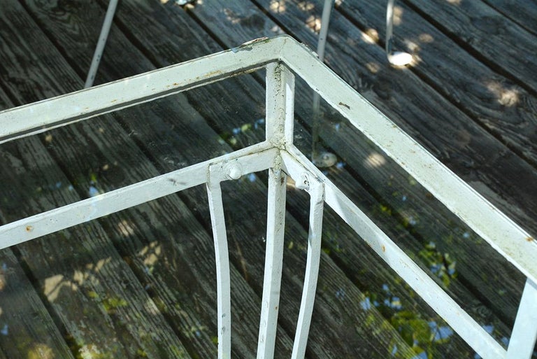 Russell Woodard Style Maple Leaf Garden Dining Table and Chairs Set For