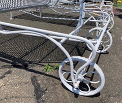 Russell Woodward Pair of White Chaise Lounges Longes Chairs Sculptura