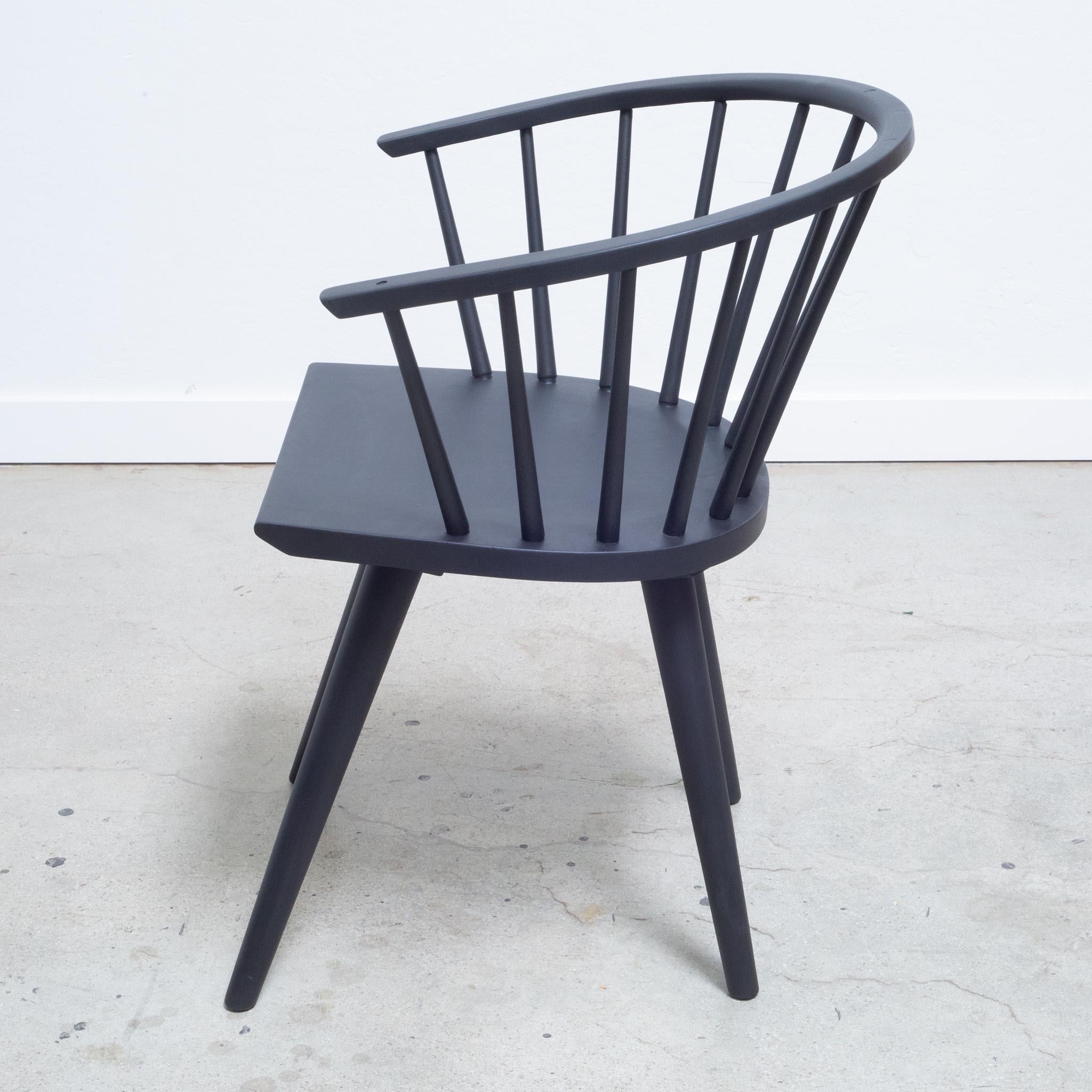 Mid-century Russell Wright Captian's Chair by Conant Ball In Good Condition In San Francisco, CA