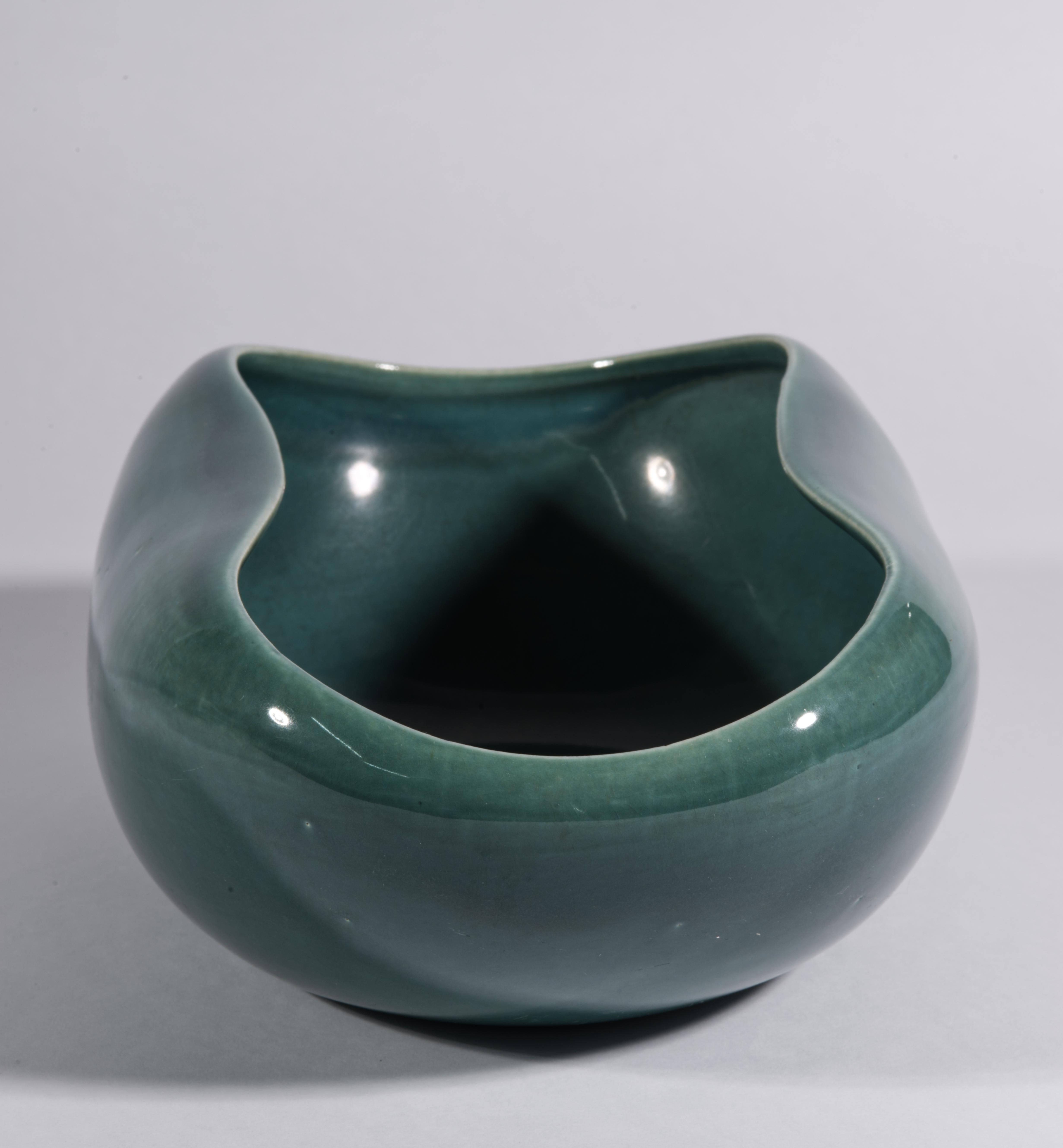 Russel Wright für Steubenville Pottery American Modern Große Schale (Glasiert) im Angebot