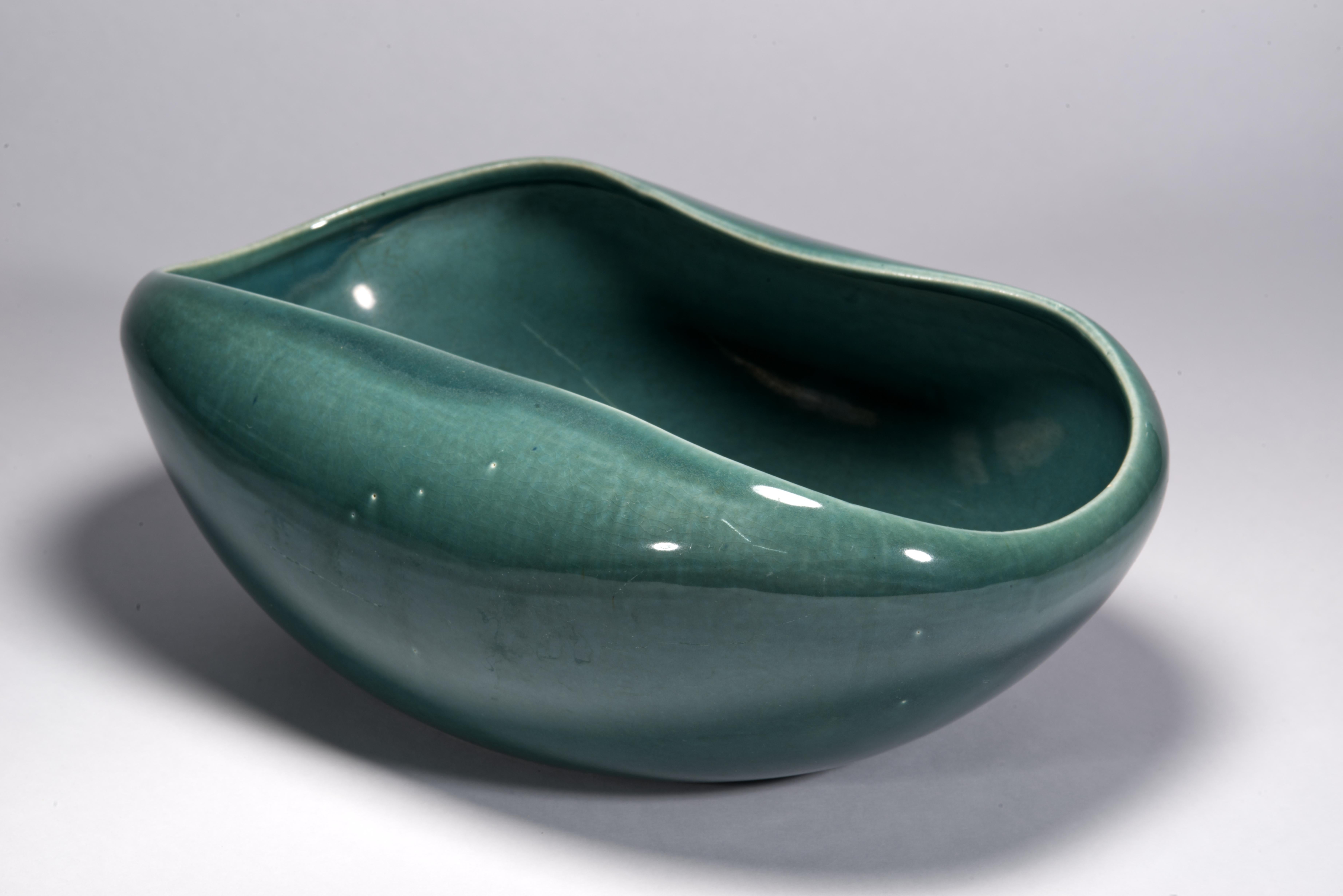 Russel Wright für Steubenville Pottery American Modern Große Schale (Keramik) im Angebot