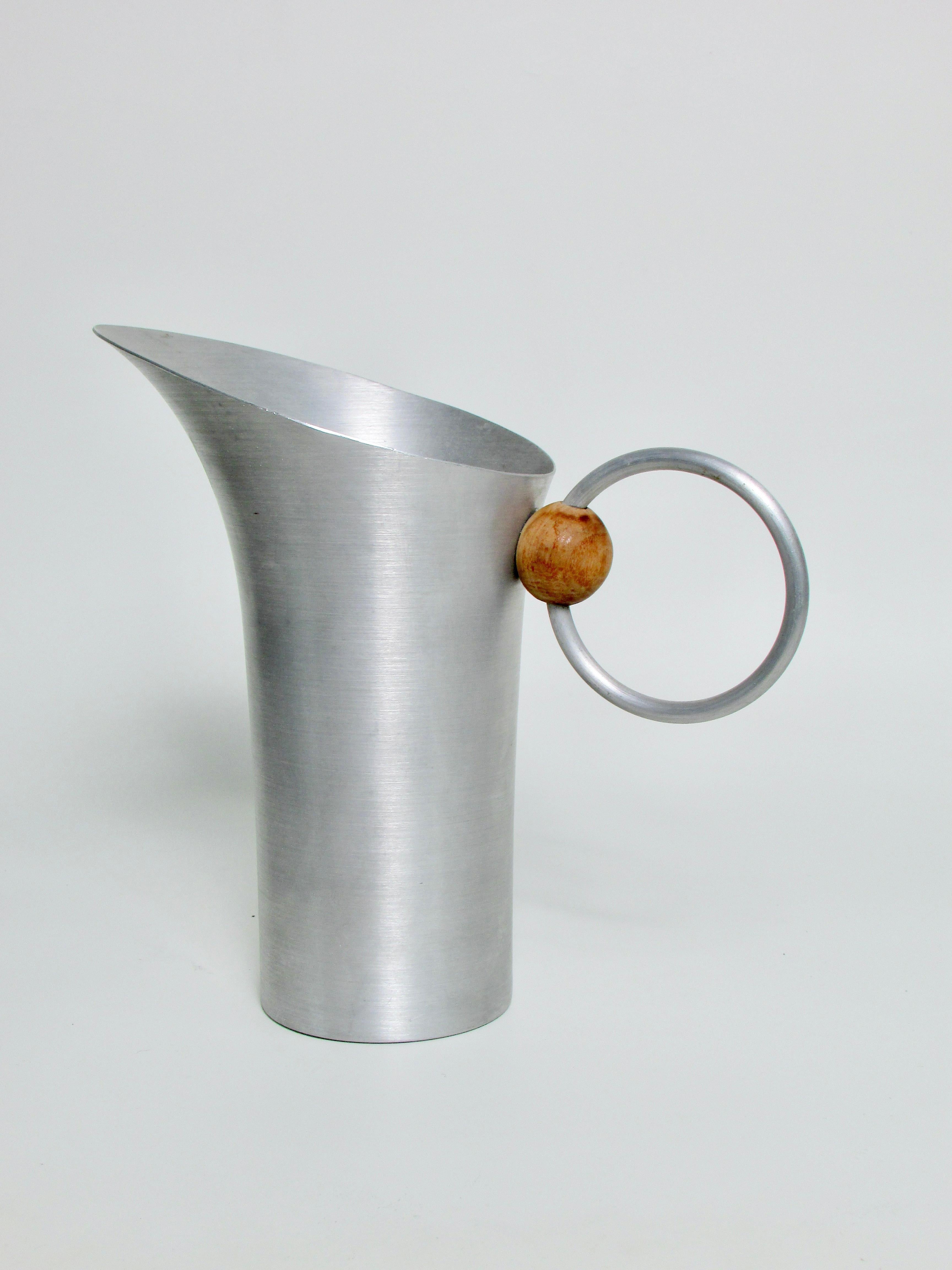 Russell Wright spun aluminum cocktail Pitcher For Sale 1