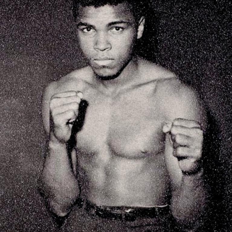 Ali - Black and White - Photograph by Russell Young