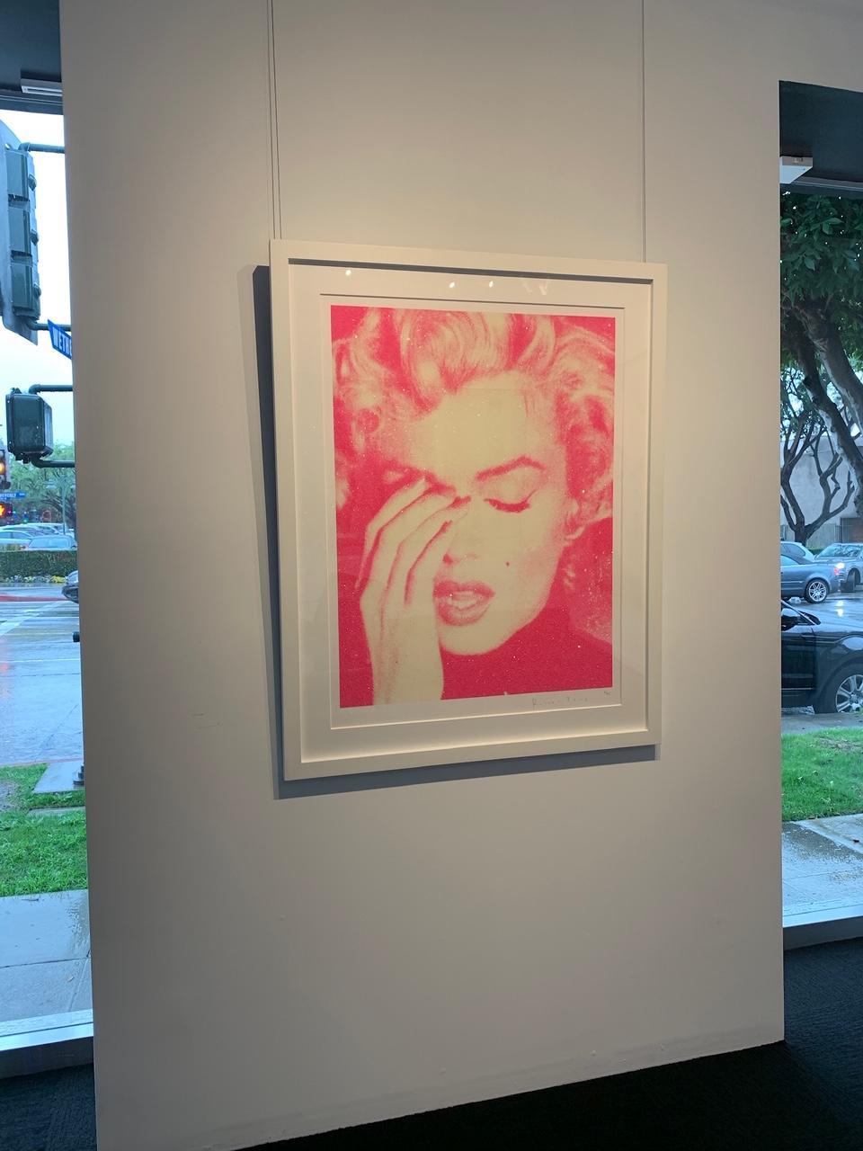 Russell Young 
Marilyn Crying, Suicide Pink on Paper 
42 x 33 inches 
Edition of 50 
Acrylic and enamel screenprint, diamond dust on somerset paper 
Signed and Numbered
Framed
$6,050

Russell Young Art
Russell Young Diamond Dust
Diamond