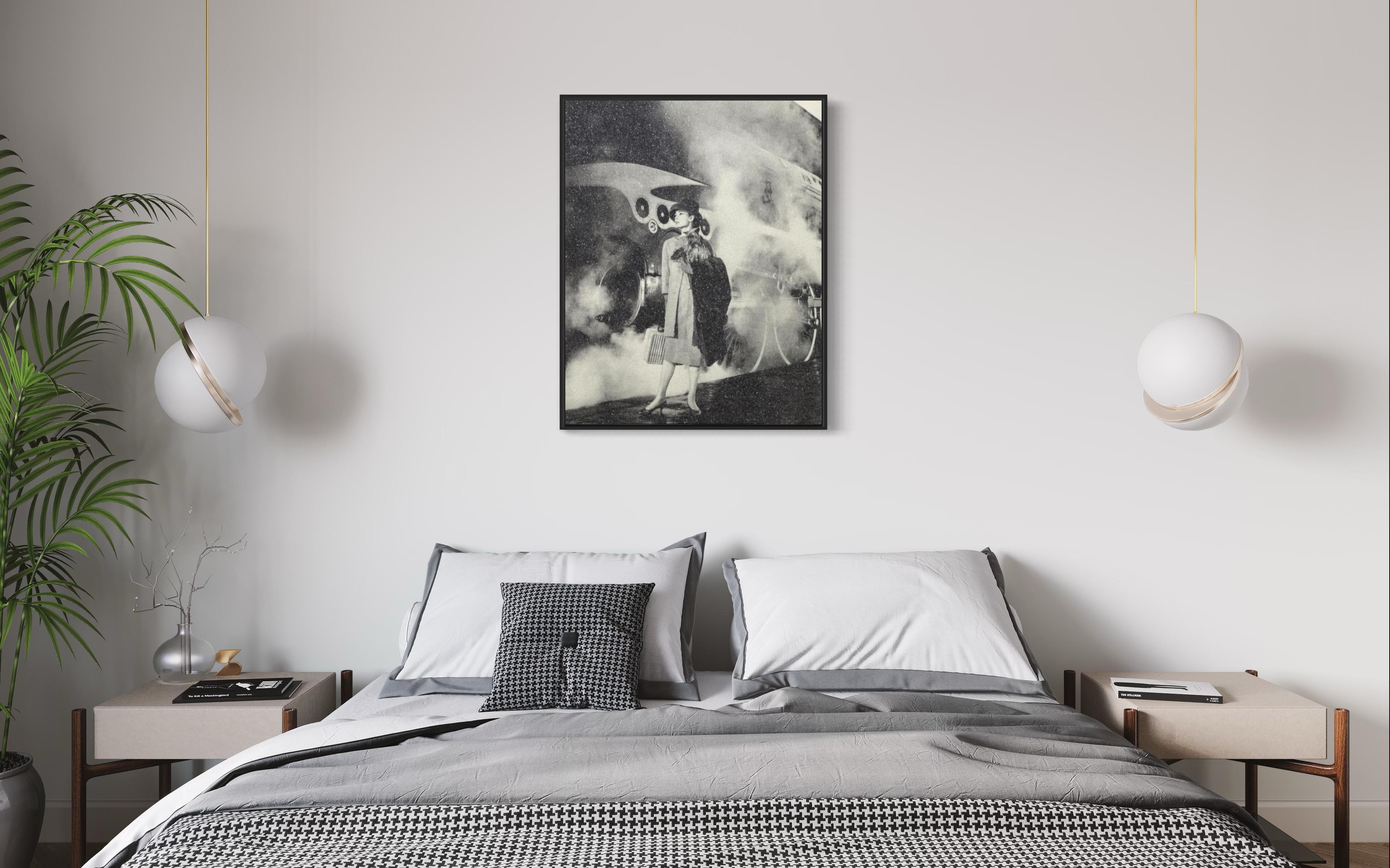 Technique : Silkscreen and diamond powder on canvas

Edition : Limited ediiton of 45 ex, signed and numbered on the back 

Information: Artist Russell's artworks adorn the homes of President Obama, Brad Pitt, The Royal family of Qatar, David Bowie