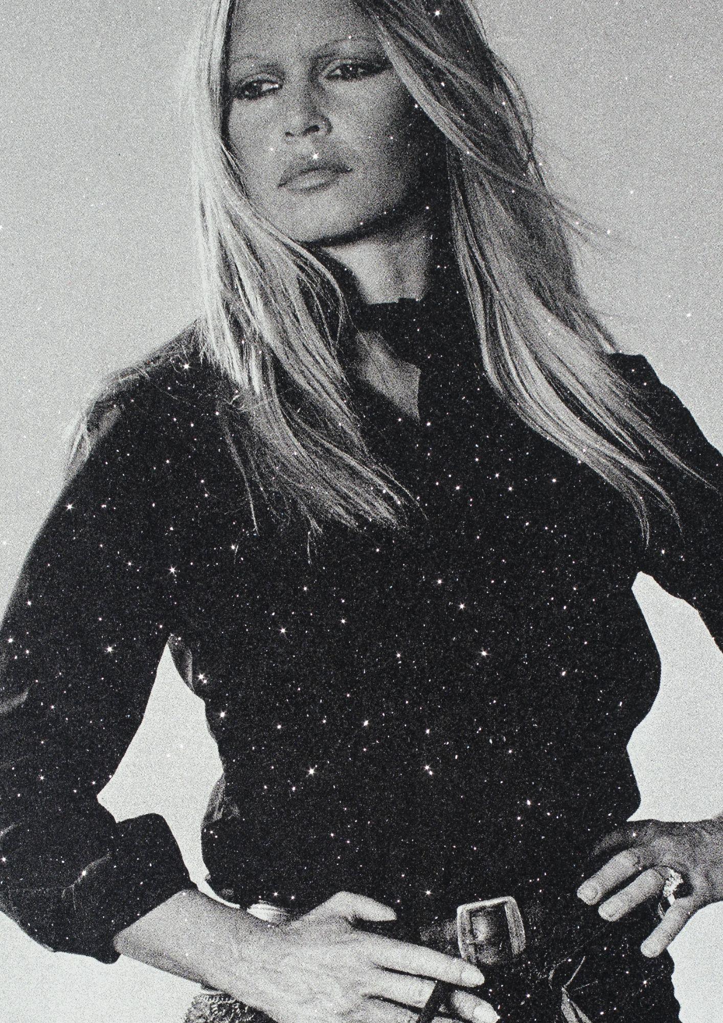 Bardot Cowgirl - Painting de Russell Young