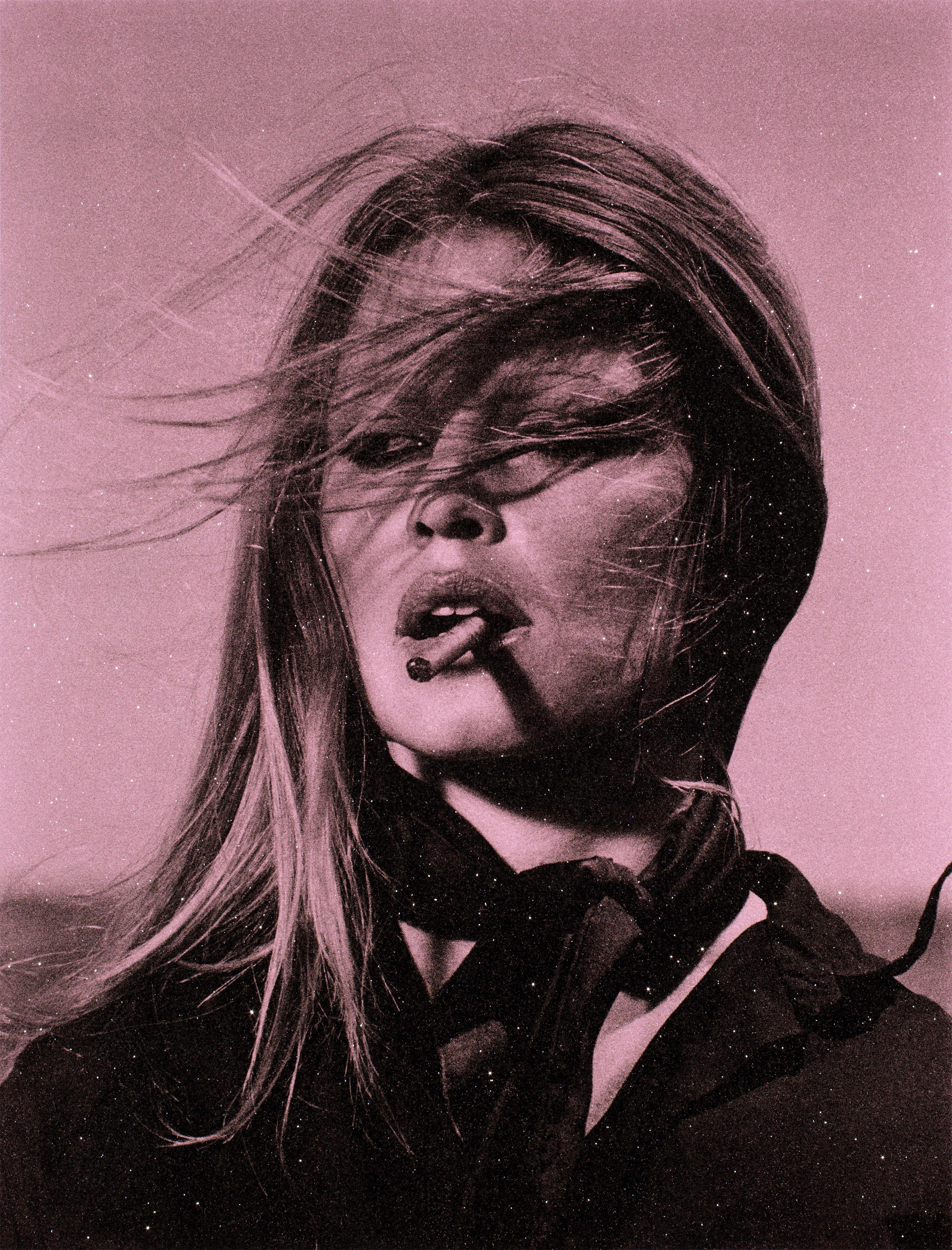 Russell Young Portrait Painting - Bardot Supreme