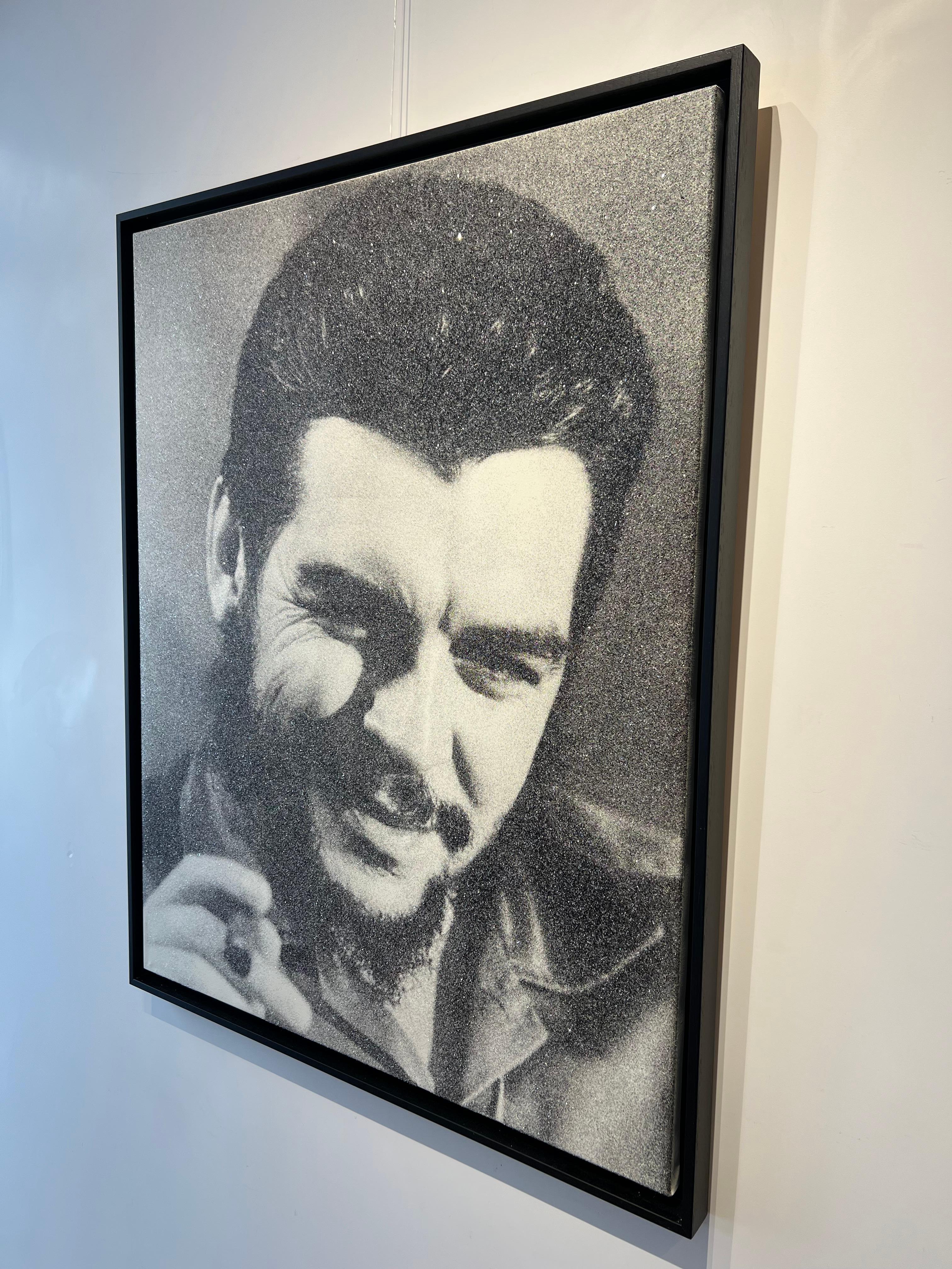 Che Guevara - Black Portrait Painting by Russell Young