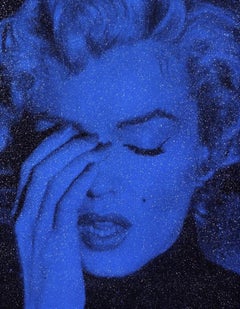 Llorando Marilyn en la bruma púrpura