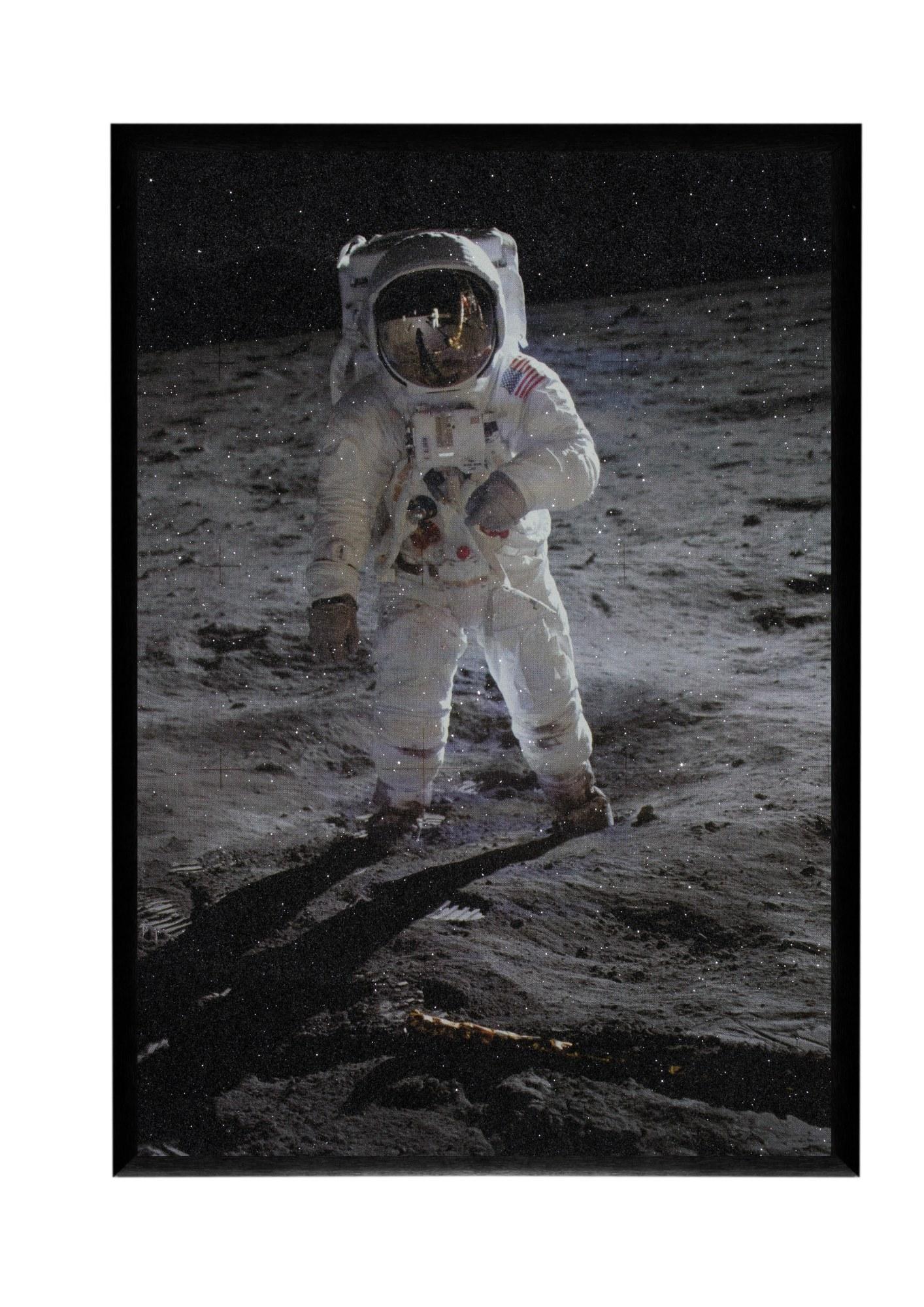L'uomo sulla luna - Painting Pop Art di Russell Young